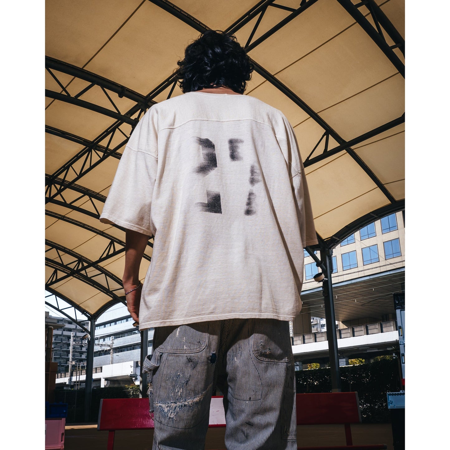 SS T-SHIRT/FOOTBALL / WHITE