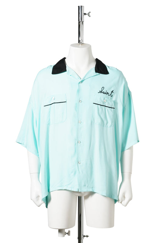 BOWLING SHIRT/TRUMP / SKY BLUE