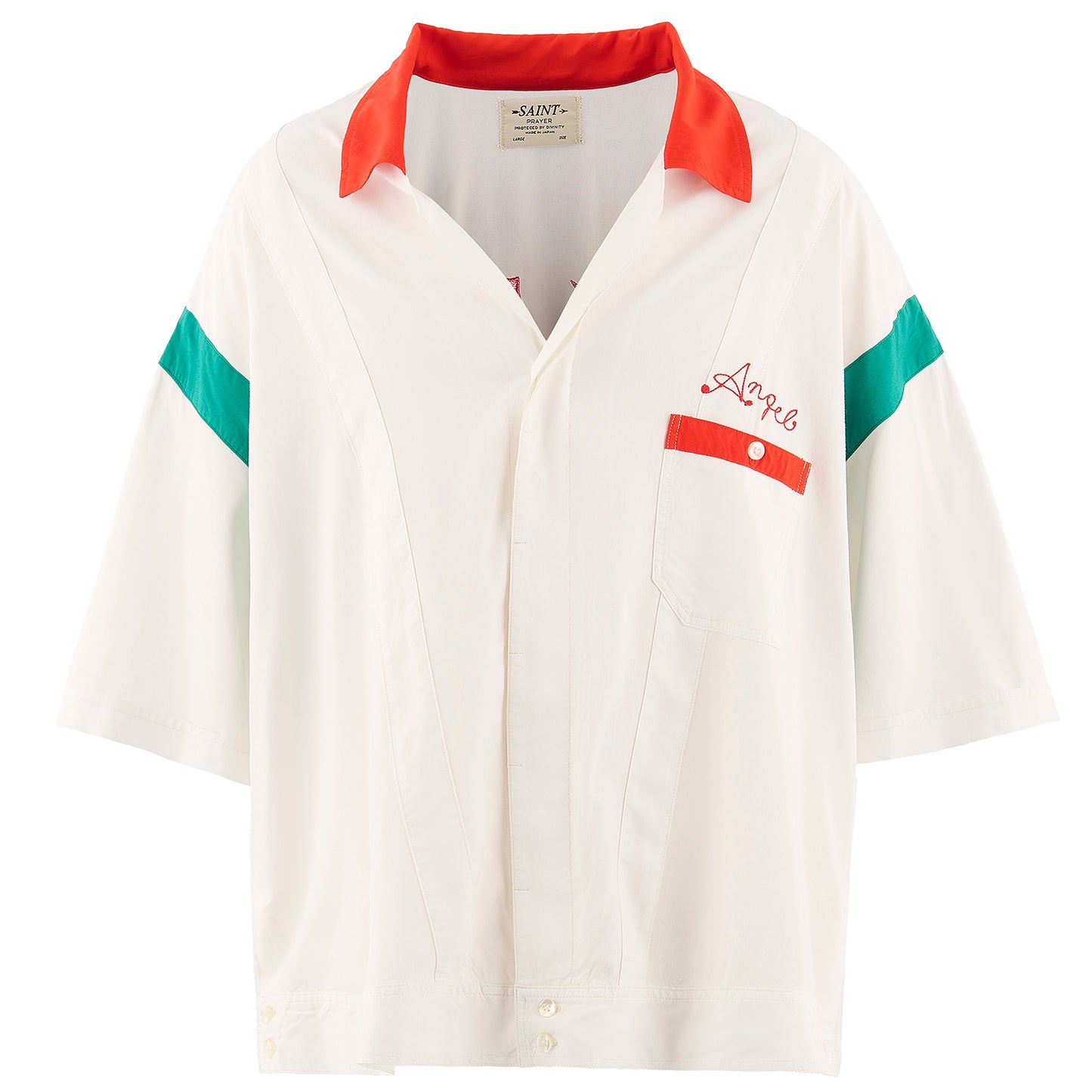 PIZZA SHIRT/SAINT / WHITE