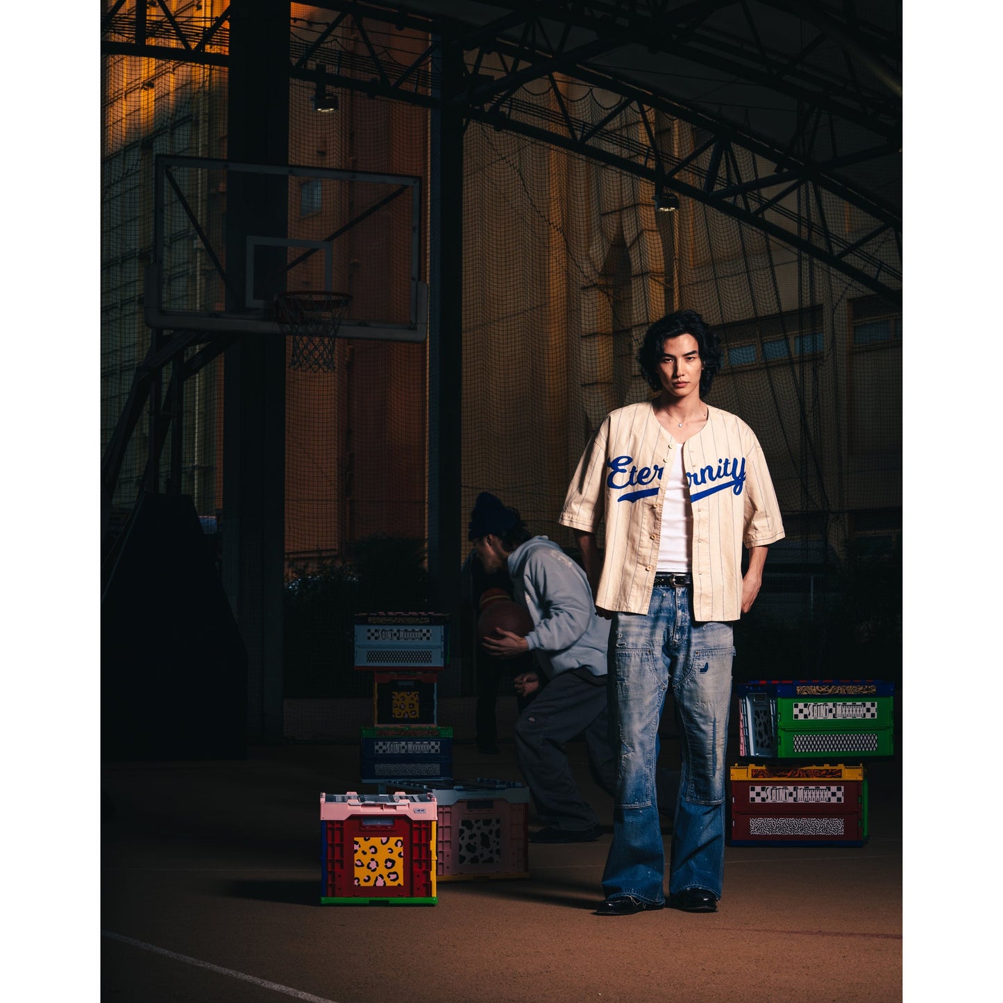 BASEBALL SHRT/ETERNITY / WHITE