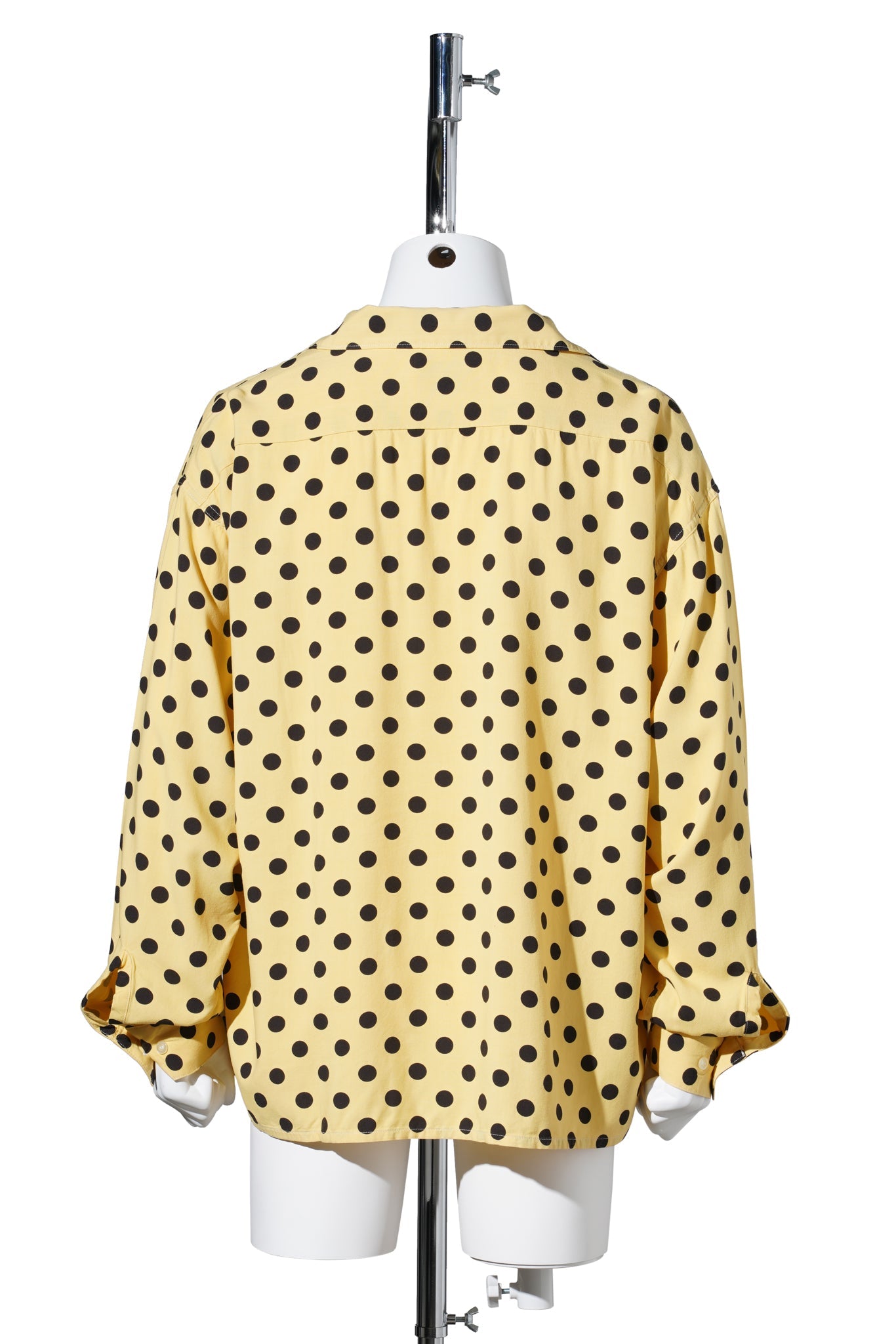 RAYON SHIRT/DOT / YELLOW