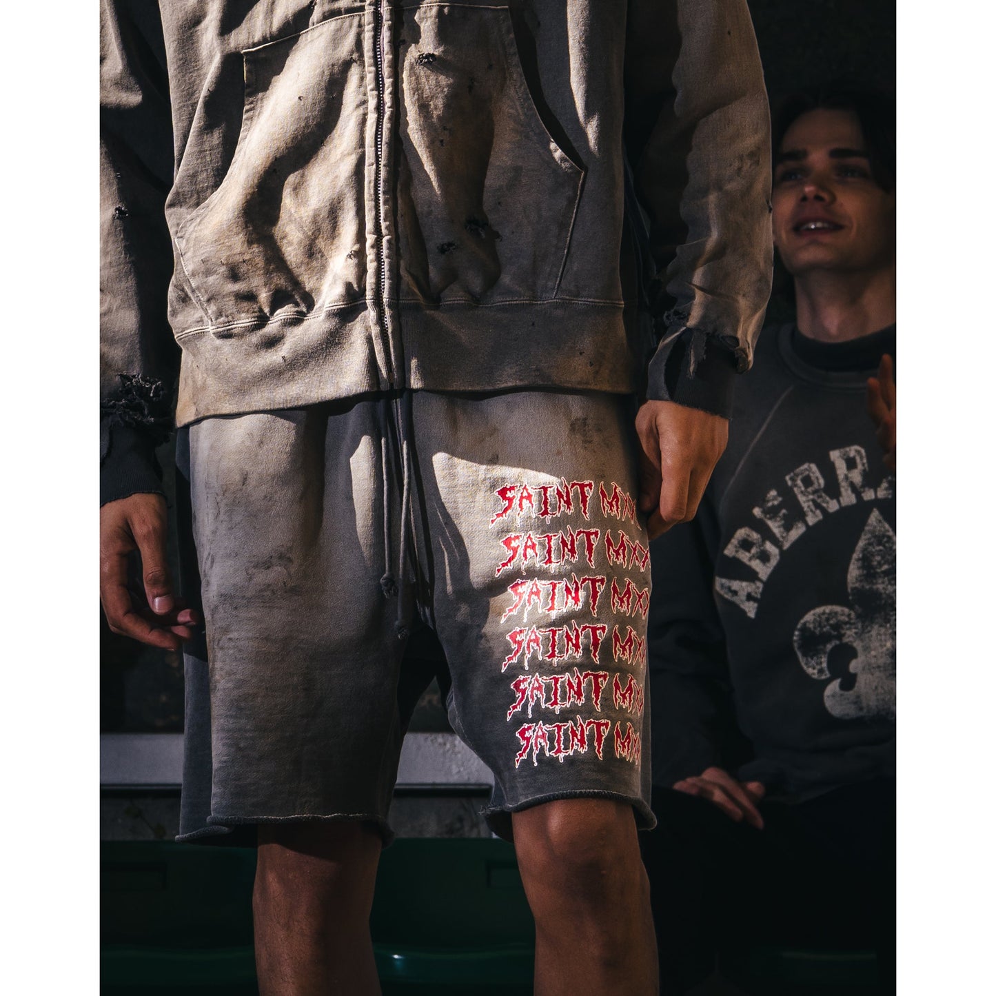 SWEAT SHORTS/SAINT MXX / CHARCOAL