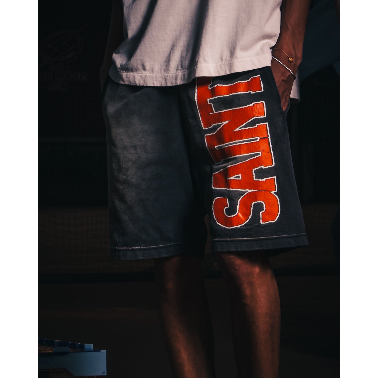 EASY SHORTS/CUT SEW / CHARCOAL