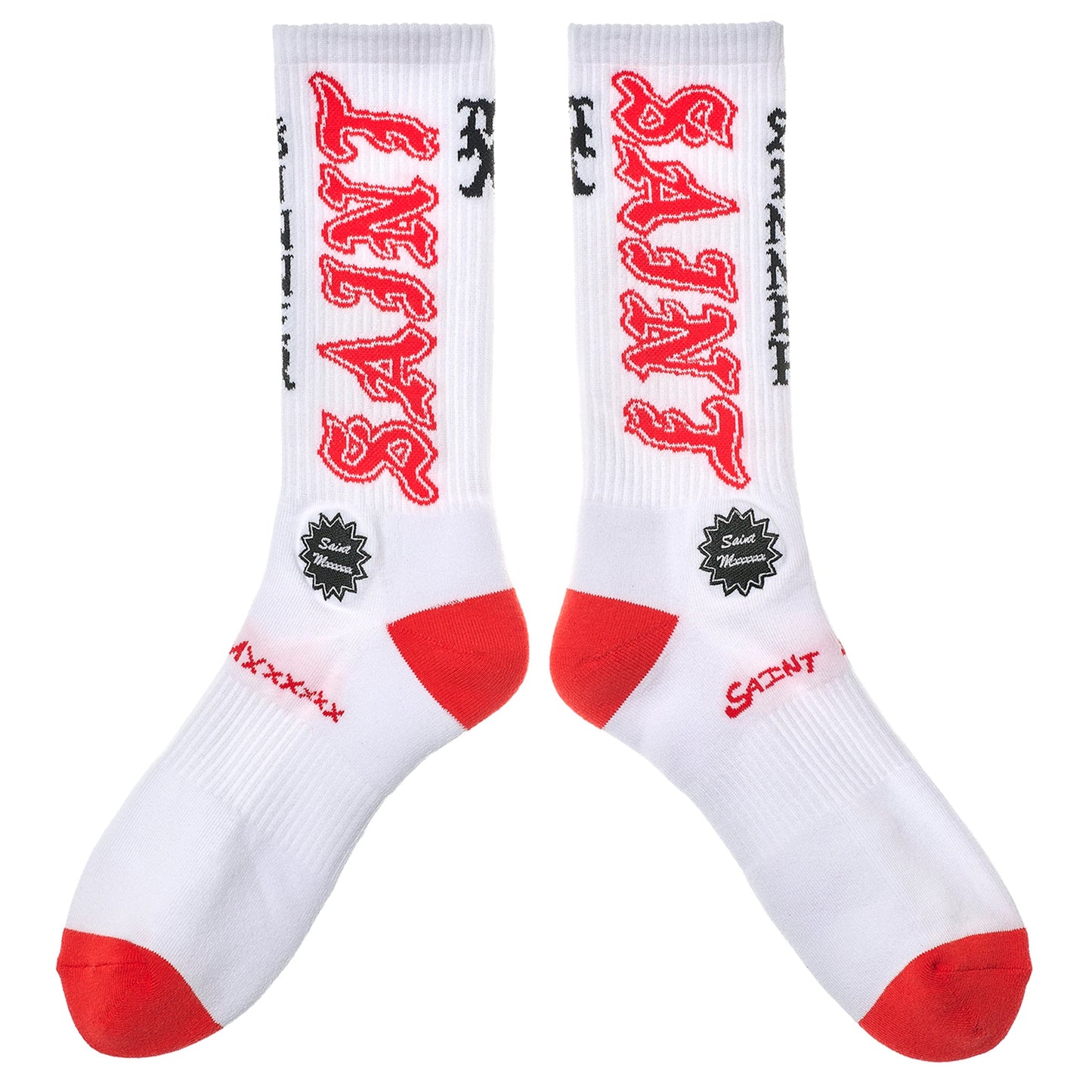 SOCKS/SAINT / WHITE+RED