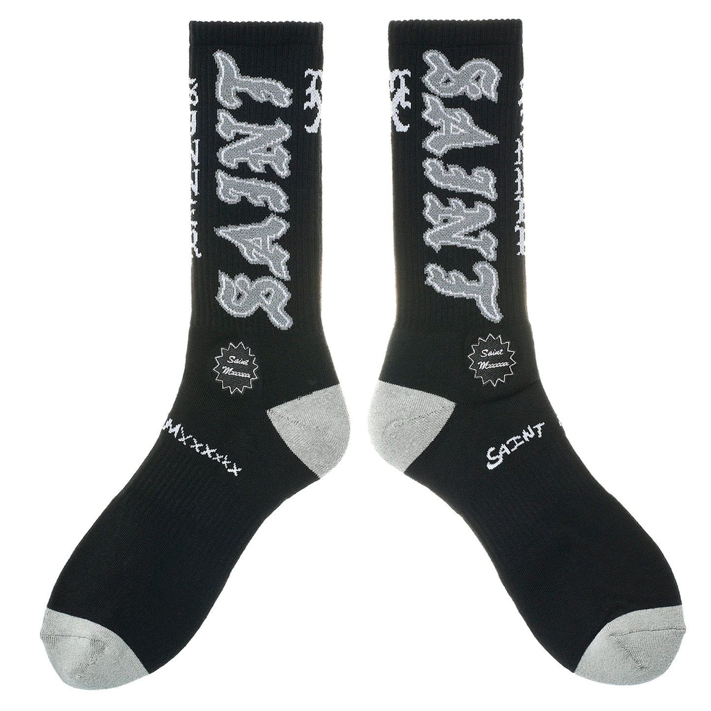 SOCKS/SAINT / BLACK+GRAY