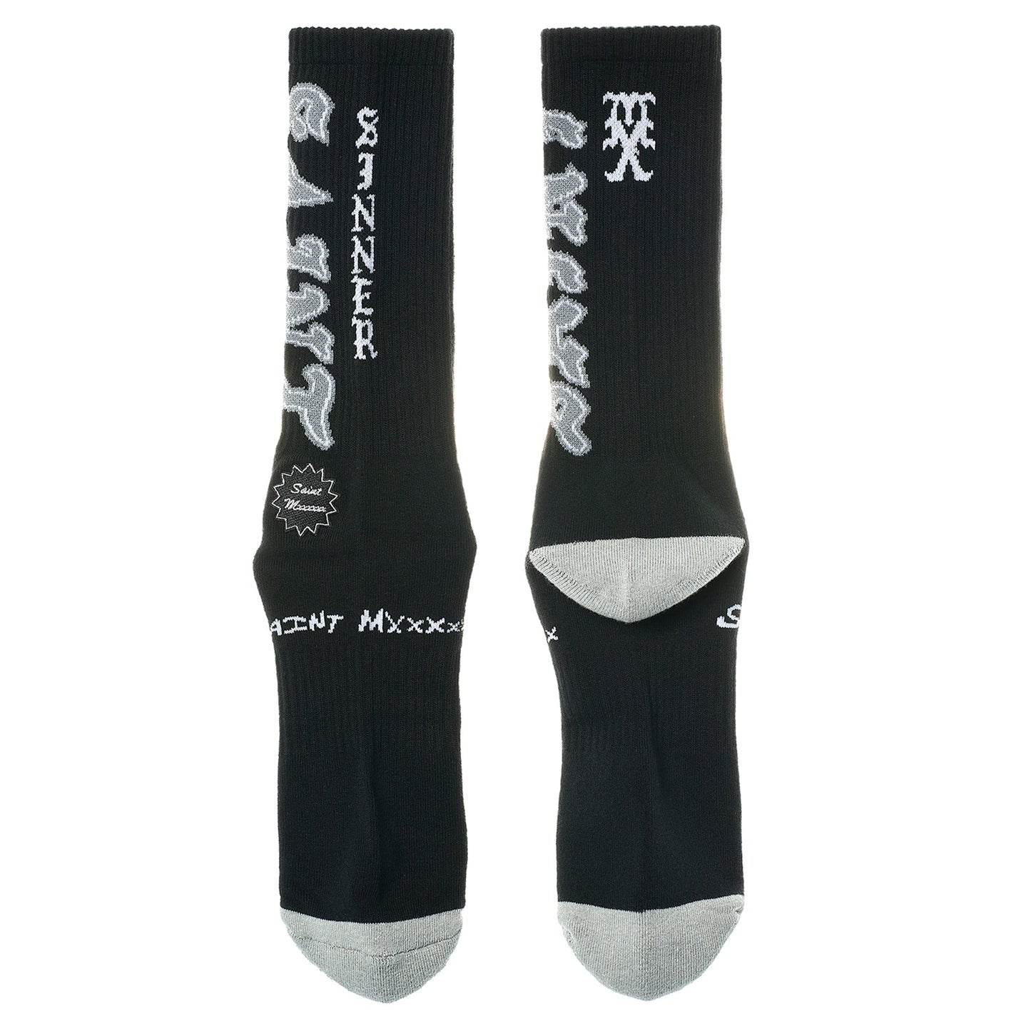 SOCKS/SAINT / BLACK+GRAY