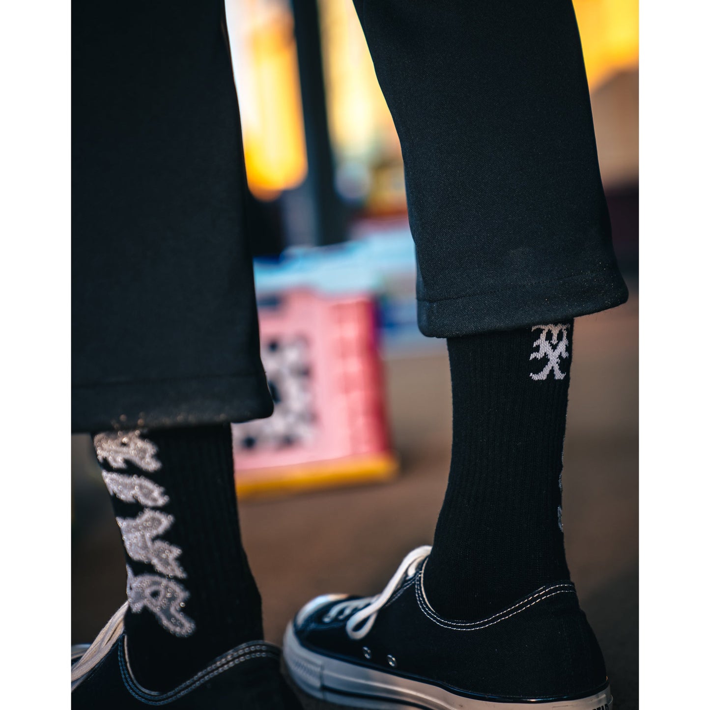 SOCKS/SAINT / BLACK+GRAY