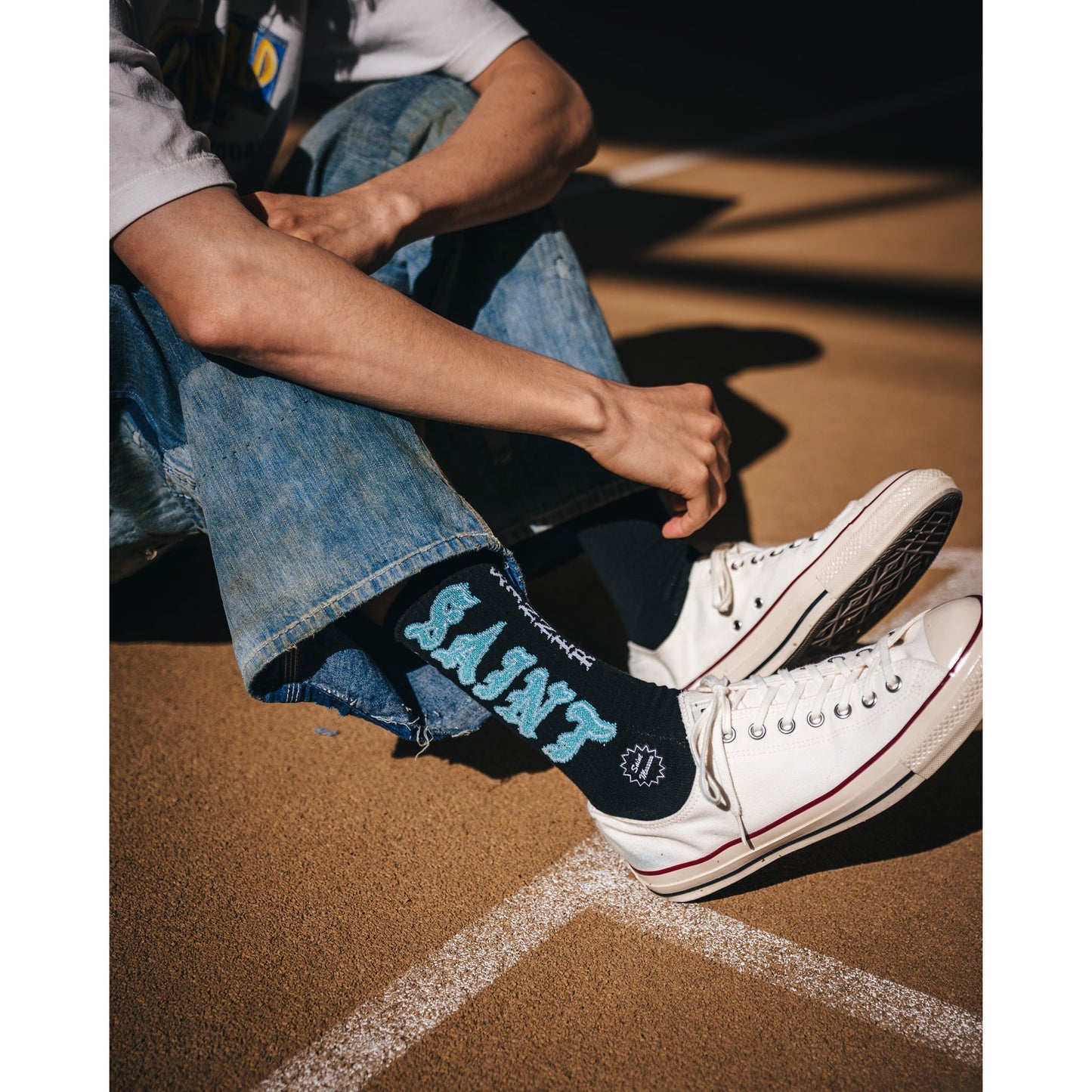 SOCKS/SAINT / BLACK+BLUE