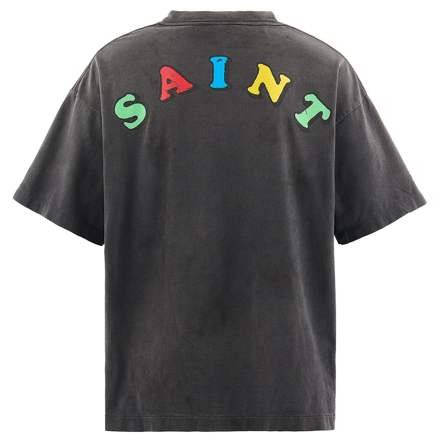 SAINT Mxxxxxx x Jamie Reid JR_SS T-SHIRT/VOTE F LIGHT / BLK