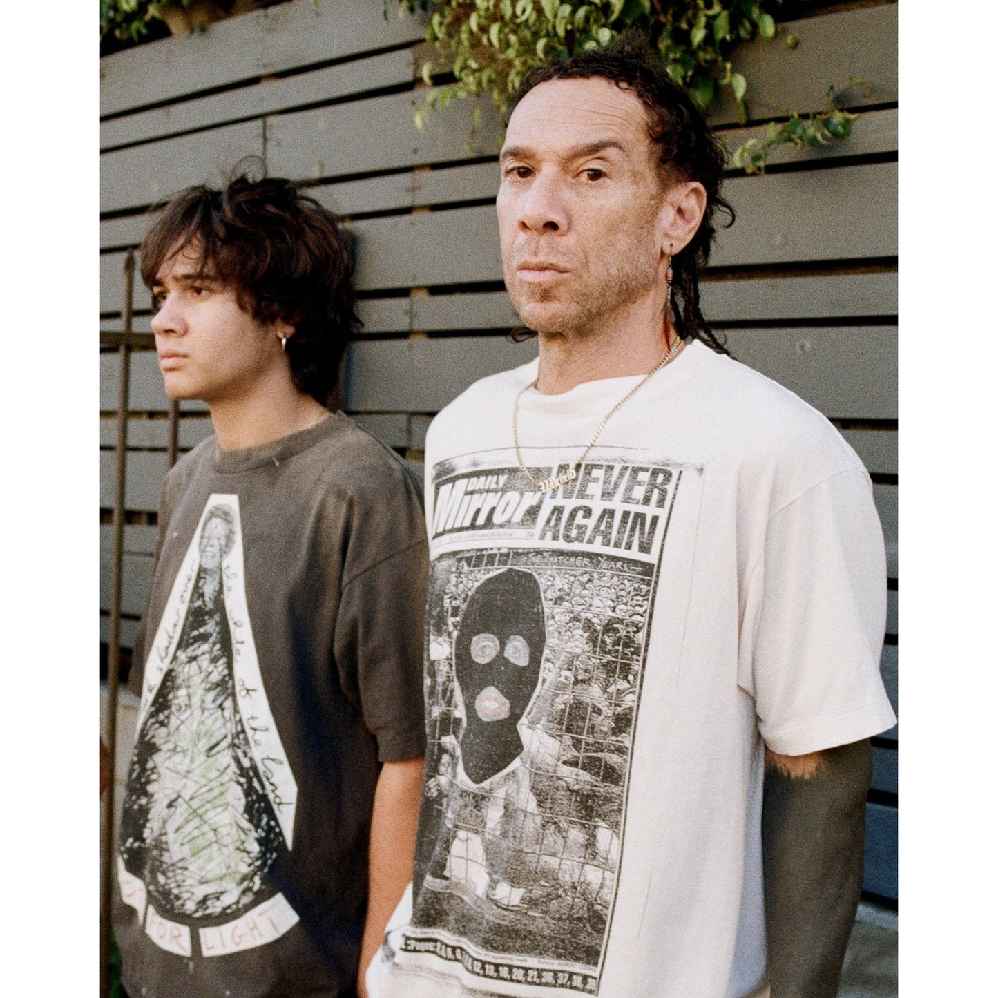 SAINT Mxxxxxx x Jamie Reid JR_SS T-SHIRT/MASK / WHITE