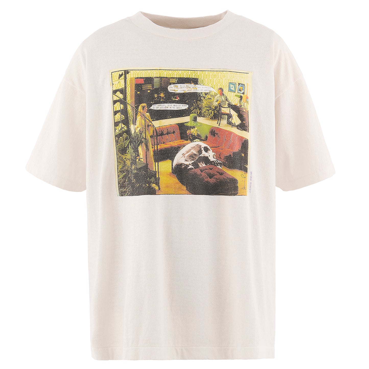SAINT Mxxxxxx x Jamie Reid JR_SS T-SHIRT/JAMIE REID / WHITE