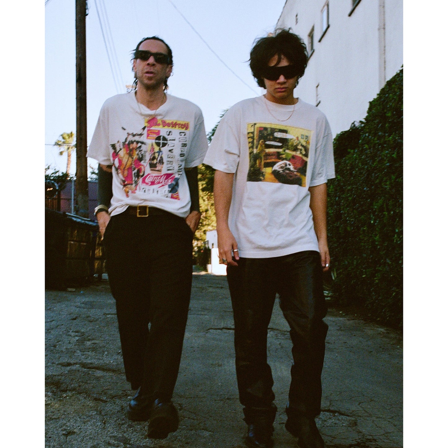 SAINT Mxxxxxx x Jamie Reid JR_SS T-SHIRT/JAMIE REID / WHITE
