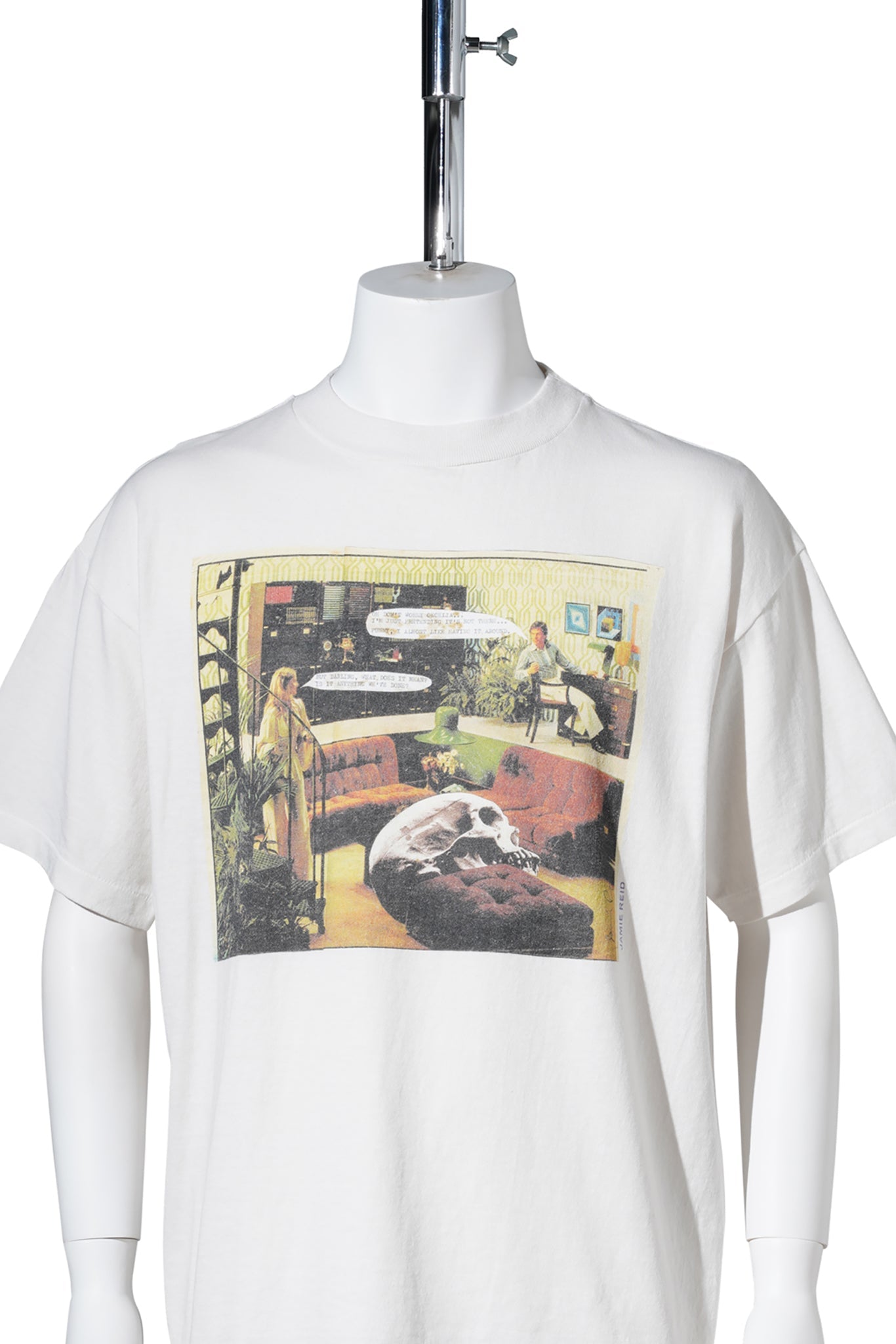 SAINT Mxxxxxx x Jamie Reid JR_SS T-SHIRT/JAMIE REID / WHITE
