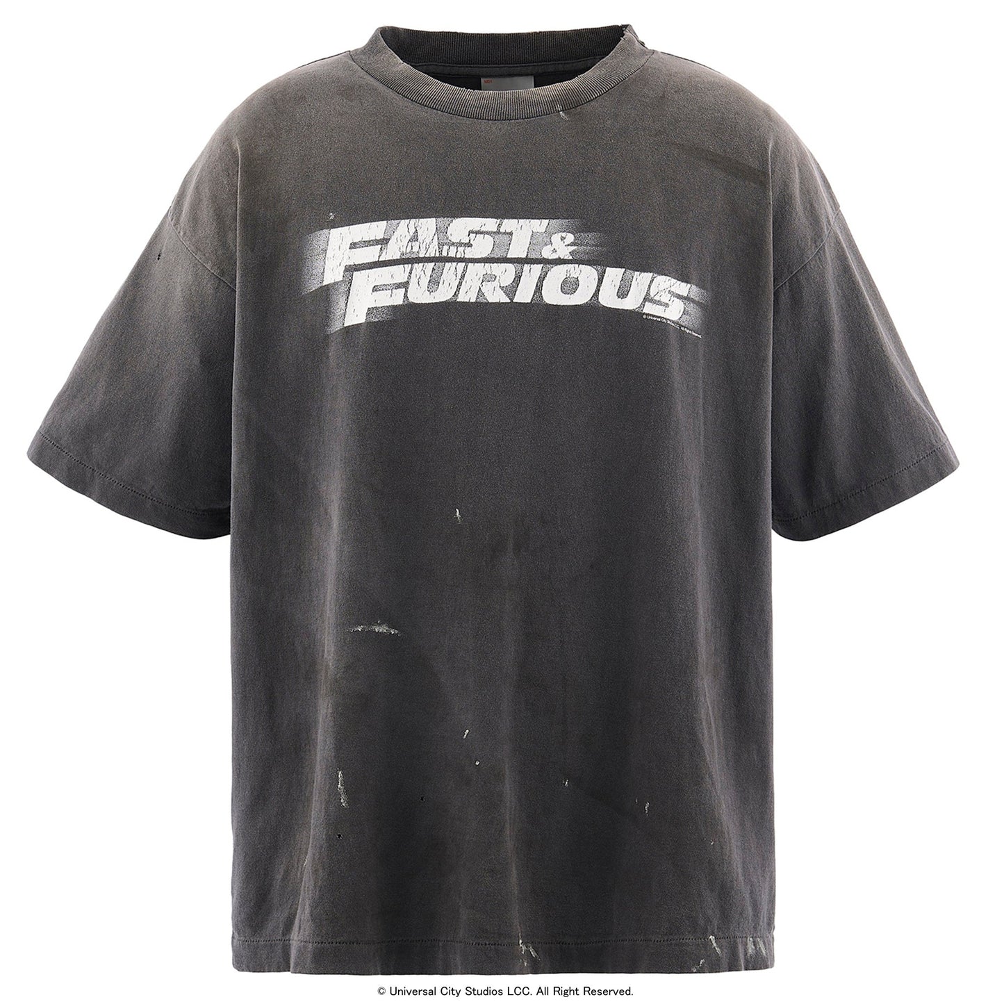 SAINT Mxxxxxx x Fast＆Furious FF_SS T-SHIRT/FAST FURIOUS / BLK