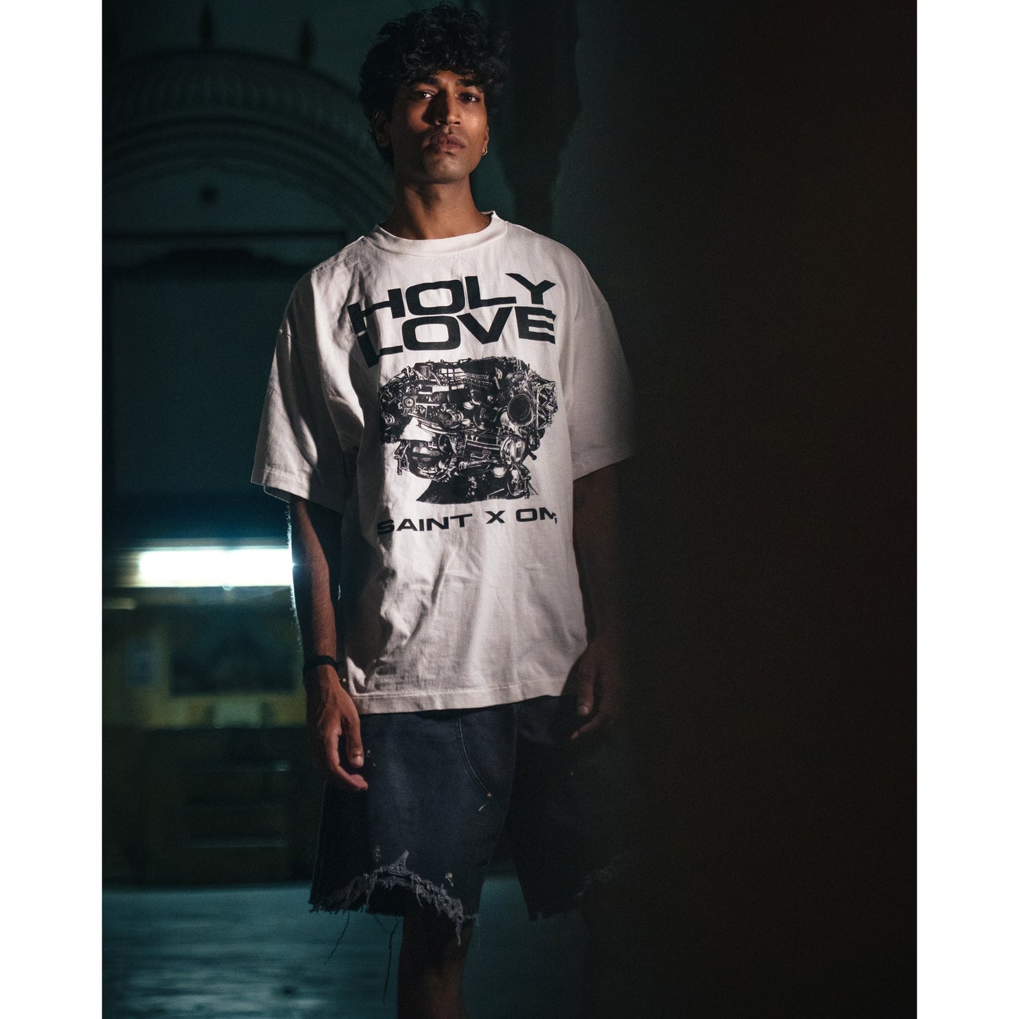 SAINT Mxxxxxx x Kosuke Kawamura KK_SS T-SHIRT/HOLY LOVE / WHITE
