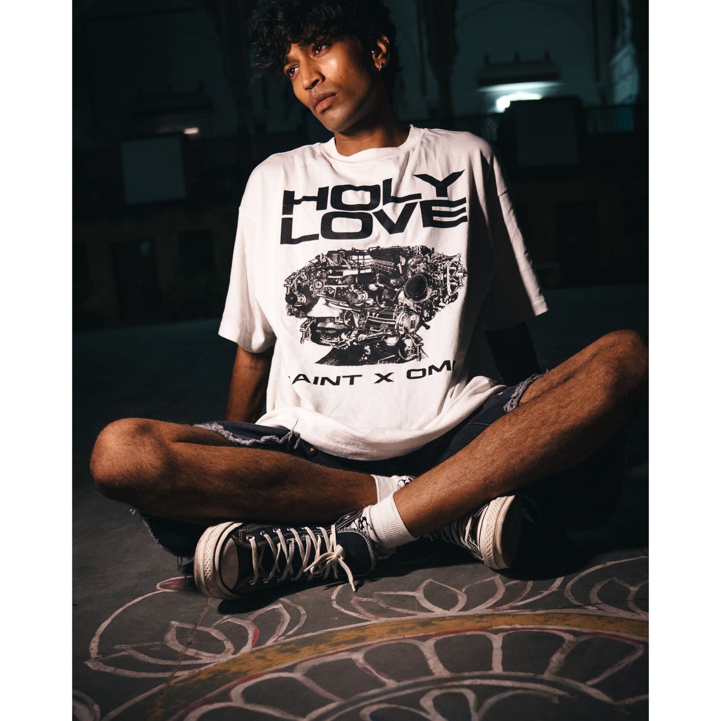 SAINT Mxxxxxx x Kosuke Kawamura KK_SS T-SHIRT/HOLY LOVE / WHITE