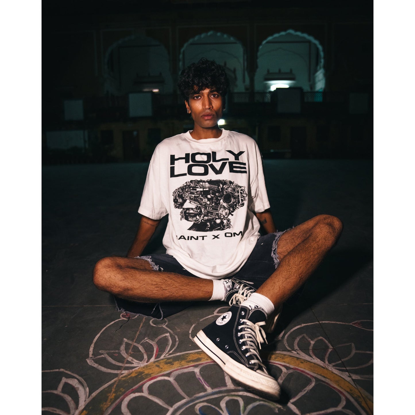 SAINT Mxxxxxx x Kosuke Kawamura KK_SS T-SHIRT/HOLY LOVE / WHITE