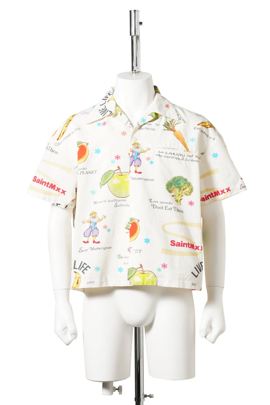 SAINT Mxxxxxxx x Sean Wotherspoon SW_OPEN COLLAR SHIRT / WHITE