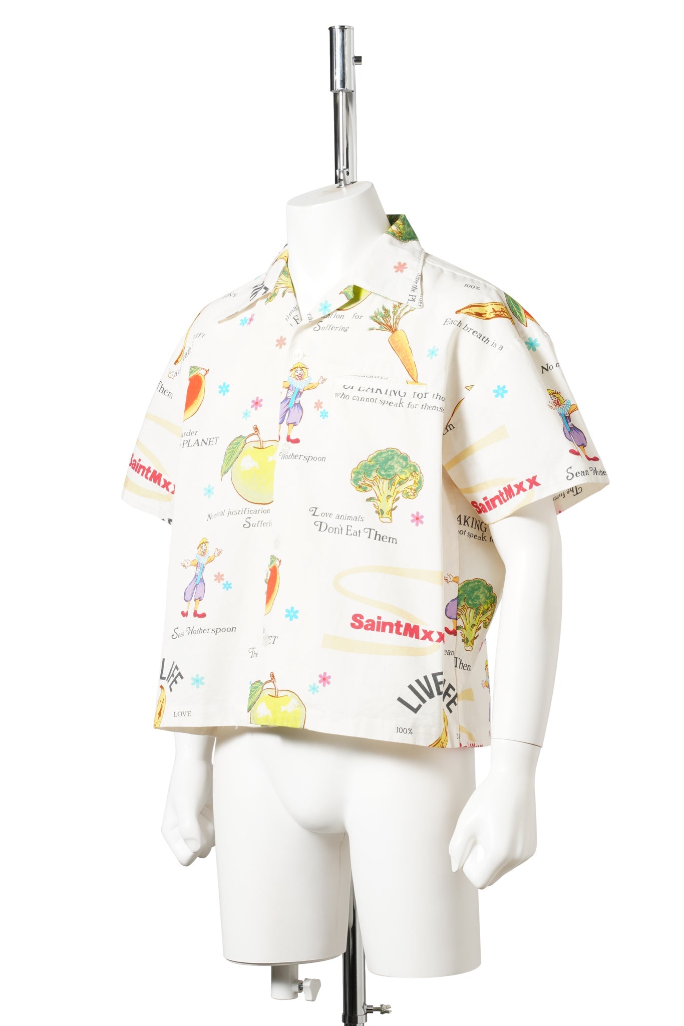 SAINT Mxxxxxxx x Sean Wotherspoon SW_OPEN COLLAR SHIRT / WHITE