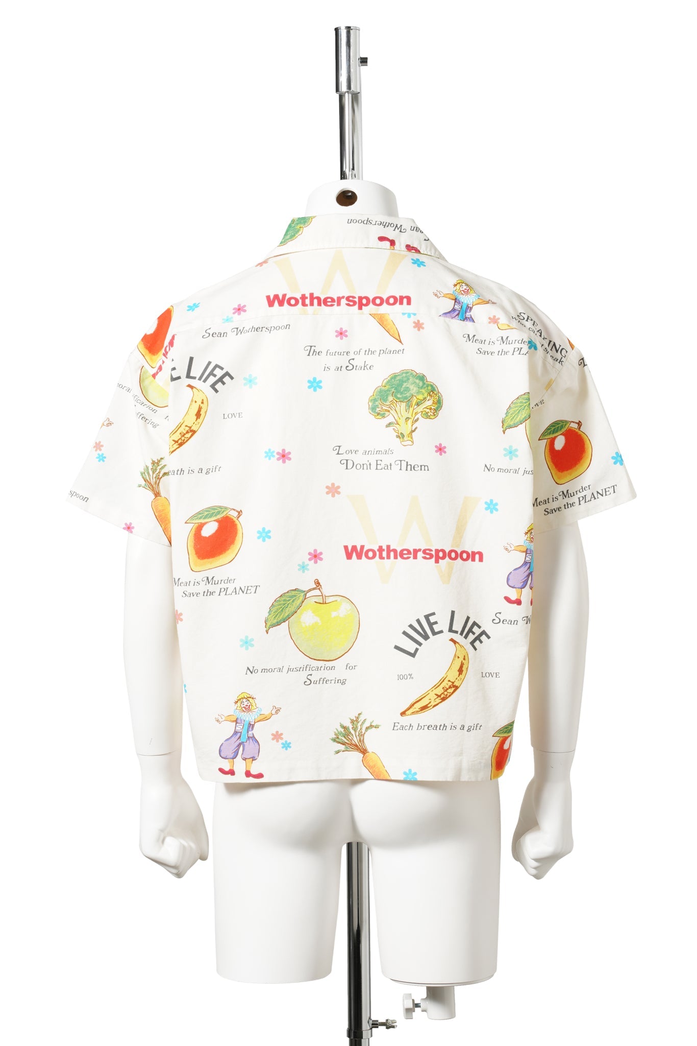 SAINT Mxxxxxxx x Sean Wotherspoon SW_OPEN COLLAR SHIRT / WHITE