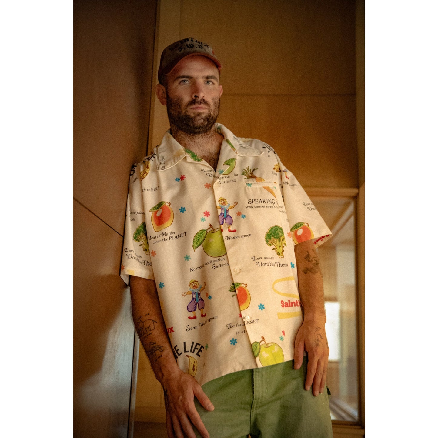 SAINT Mxxxxxxx x Sean Wotherspoon SW_OPEN COLLAR SHIRT / WHITE