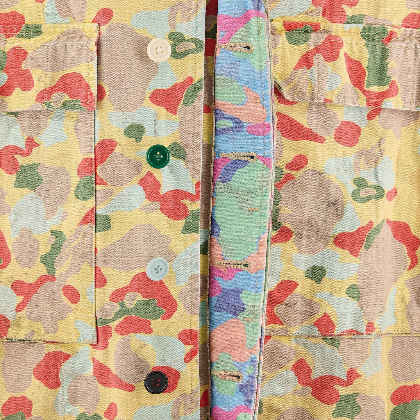 SAINT Mxxxxxxx x Sean Wotherspoon SW_HERRINGBONE JACKET / CAMO
