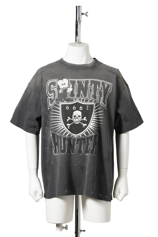 SAINT Mxxxxxx x BOUNTY HUNTER BH_SS T-SHIRT/SAINTY HUNTER / BLK