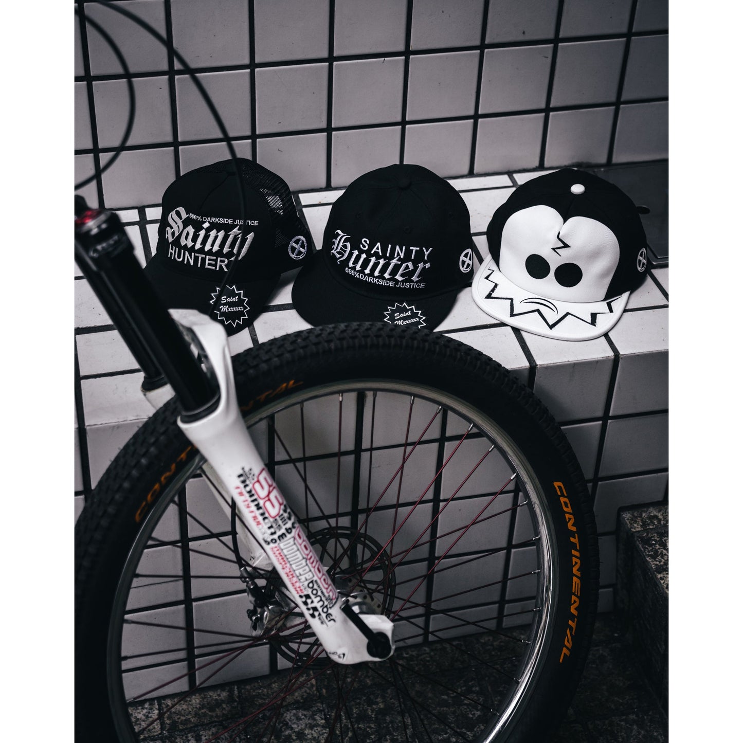 SAINT Mxxxxxx x BOUNTY HUNTER BH_CAP/SKULL-KUN / BLACK