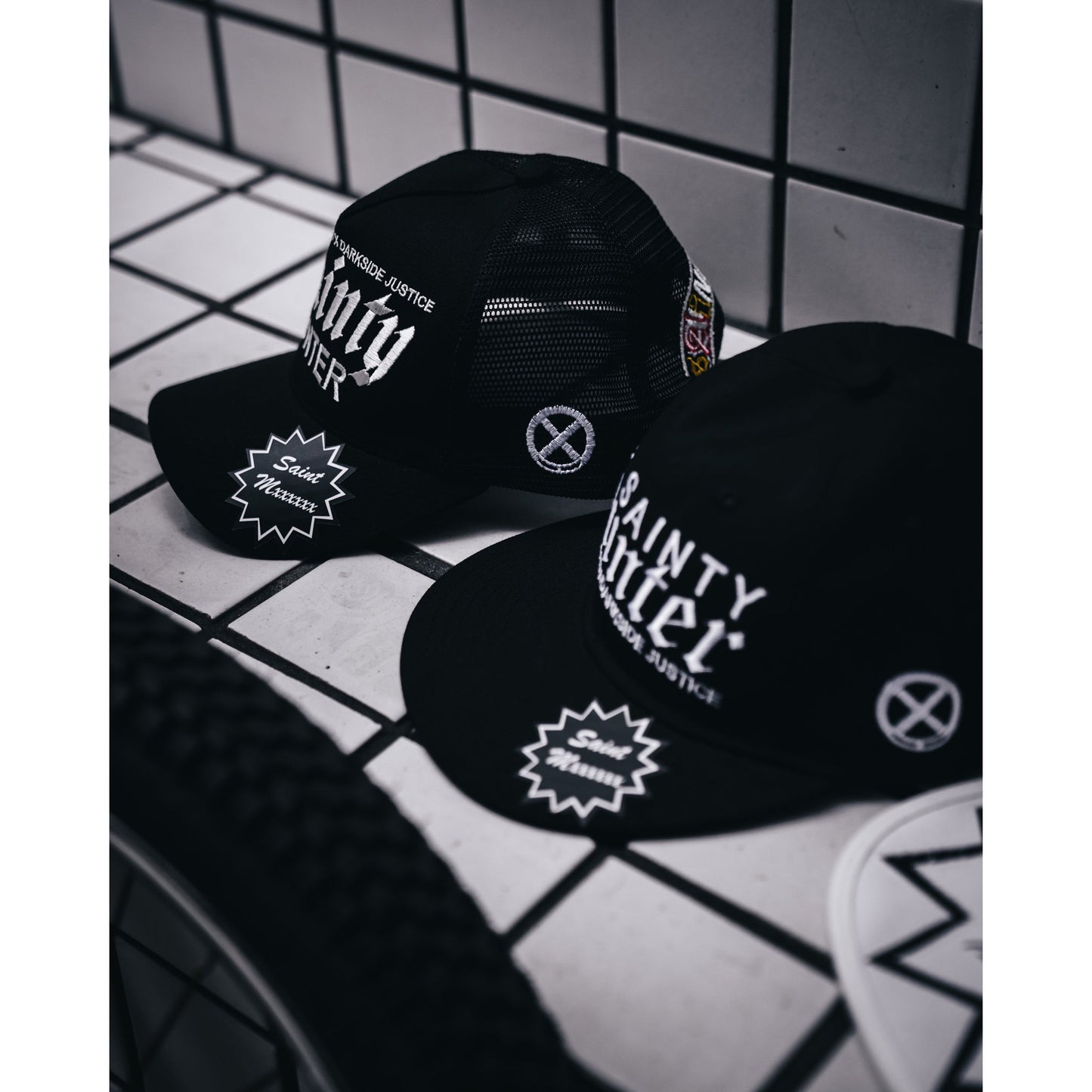 SAINT Mxxxxxx x BOUNTY HUNTER BH_MESH CAP/SAINTY HUNTER / BLACK