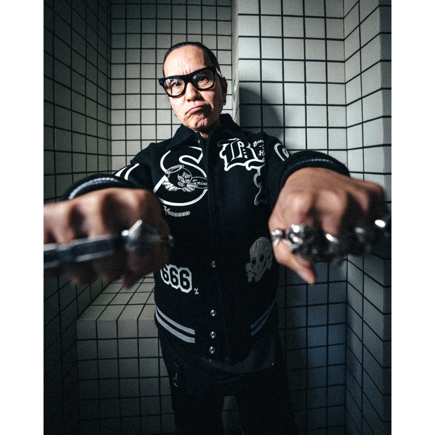 SAINT Mxxxxxx x BOUNTY HUNTER BH_RING/SKULL / SILVER