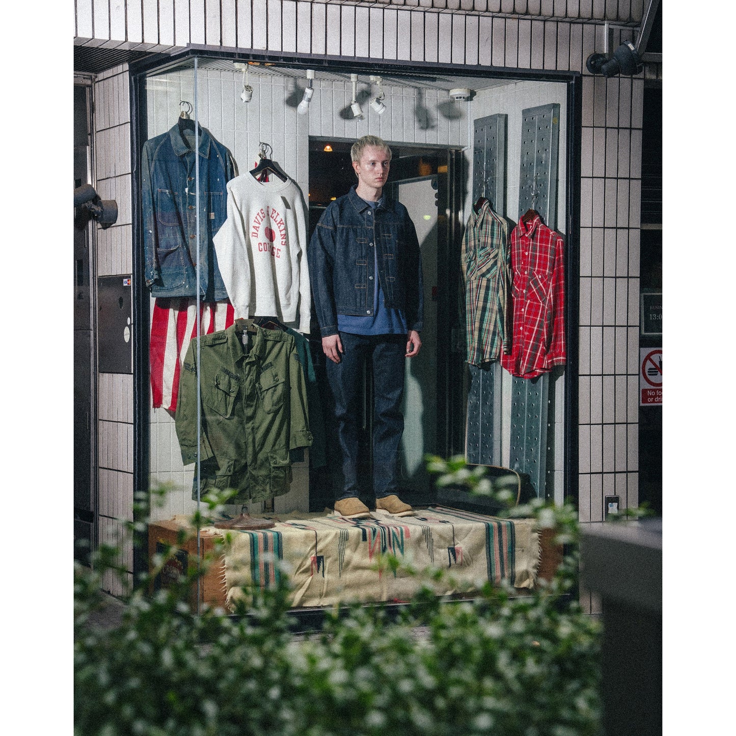 SAINT Mxxxxxx x BerBerJin BBJ_DENIM PANTS/REGID / BLUE