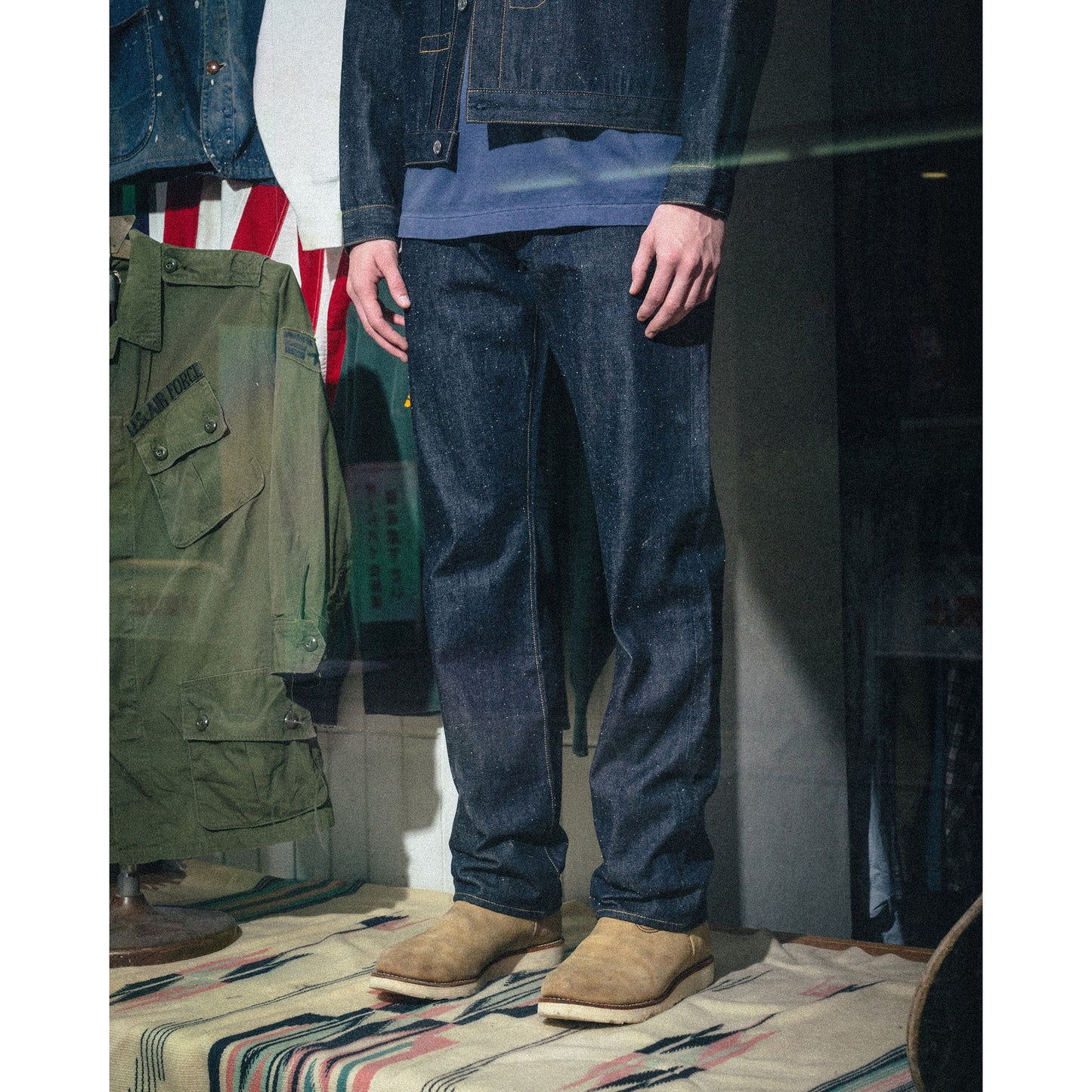 SAINT Mxxxxxx x BerBerJin BBJ_DENIM PANTS/REGID / BLUE