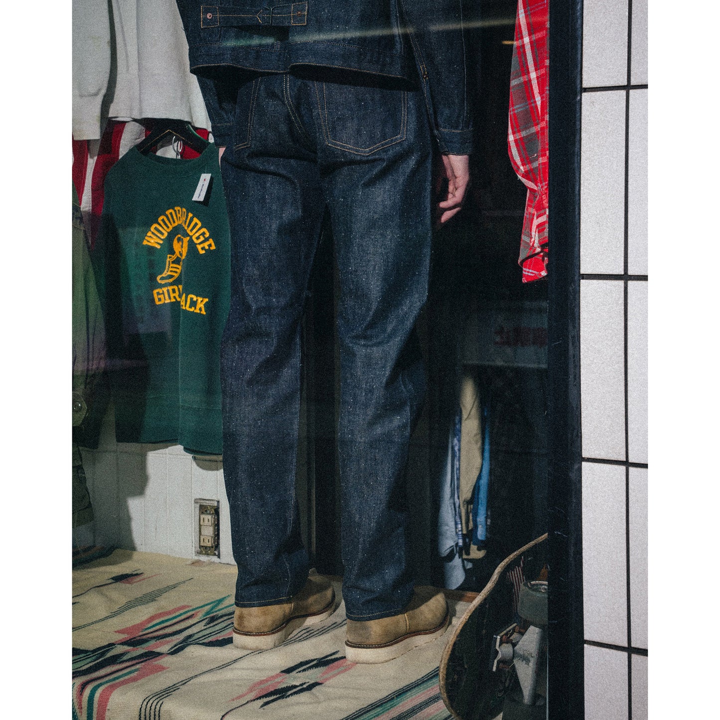 SAINT Mxxxxxx x BerBerJin BBJ_DENIM PANTS/REGID / BLUE
