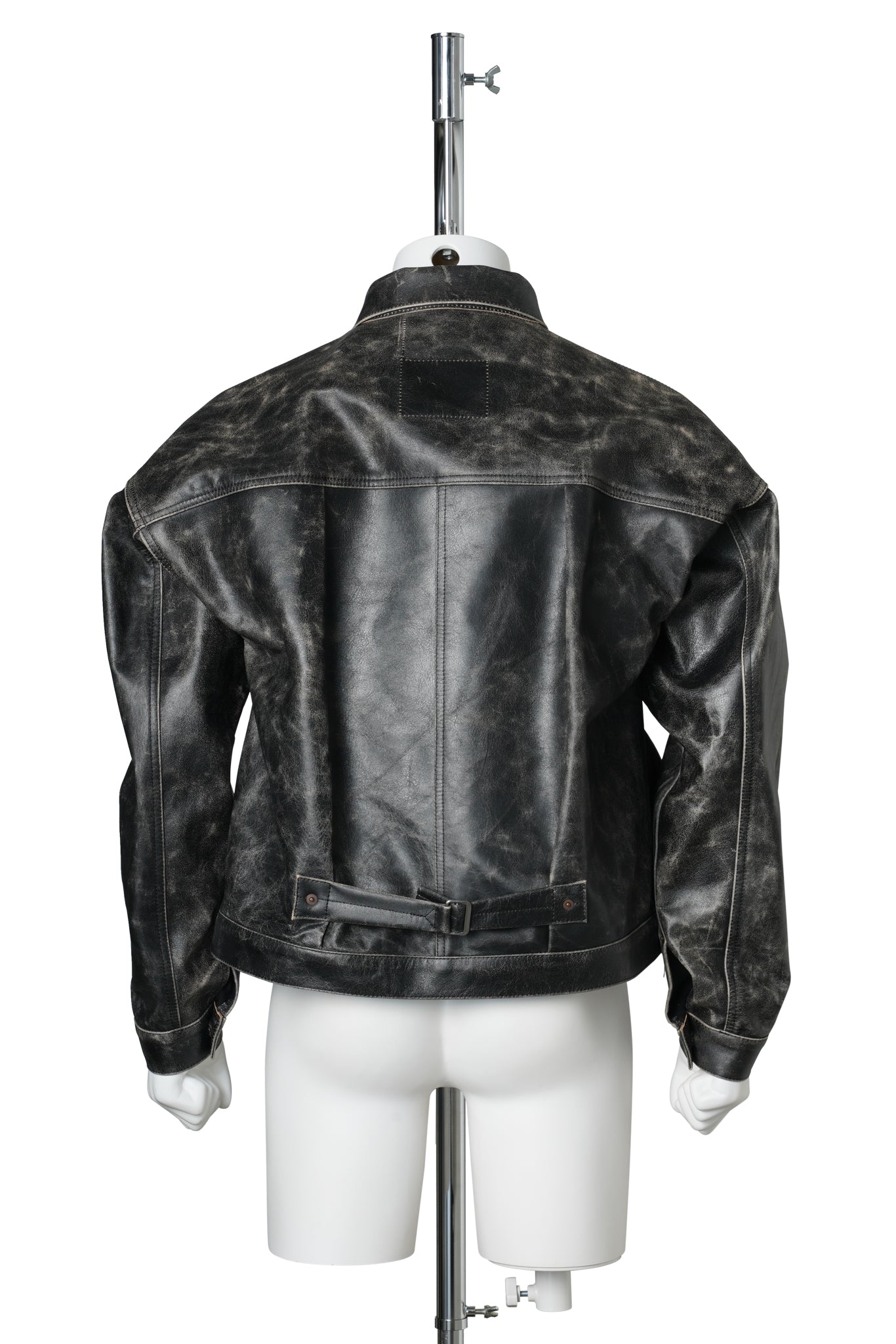 SAINT Mxxxxxx x BerBerJin BBJ_LEATHER JACKET/LEATHER / BLACK