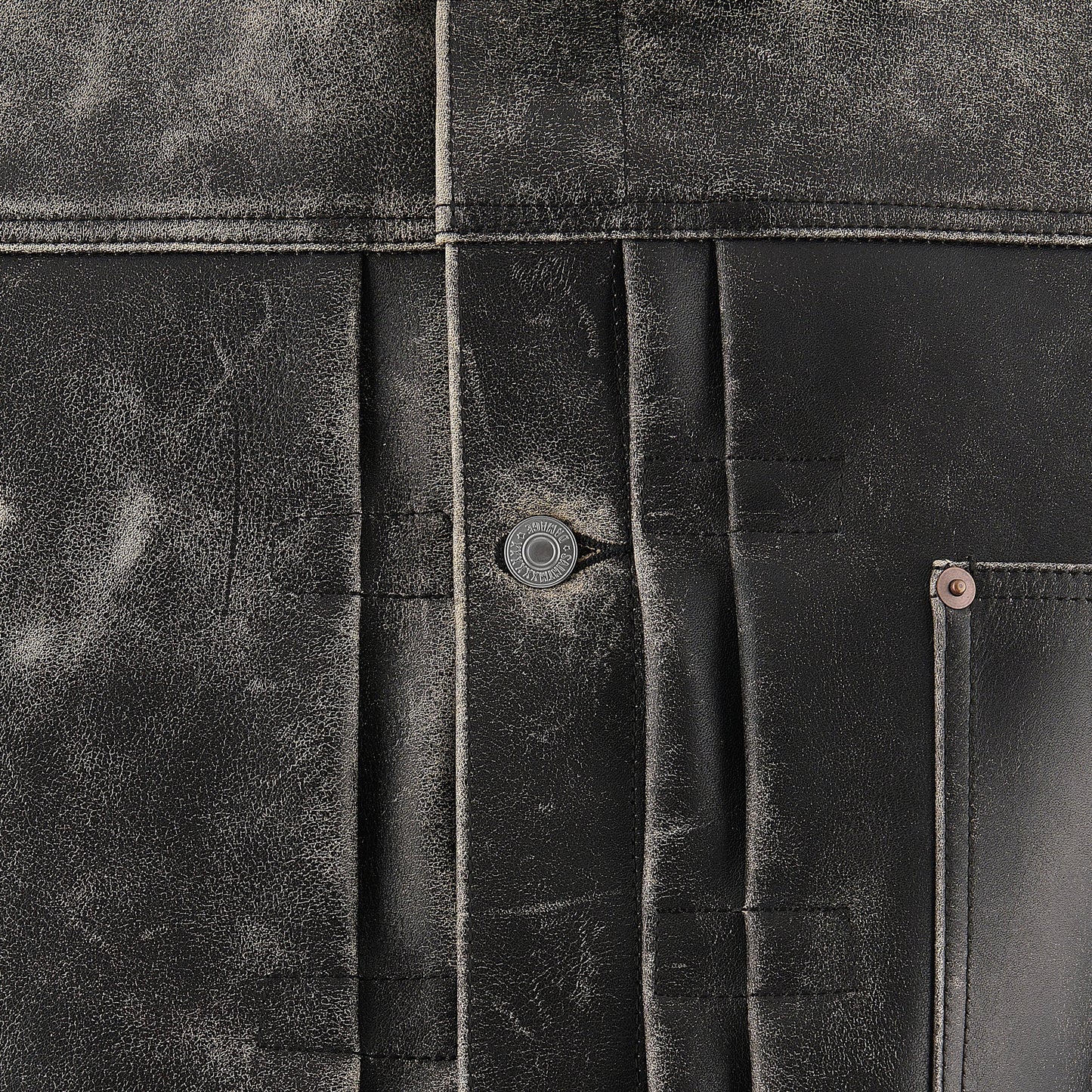 SAINT Mxxxxxx x BerBerJin BBJ_LEATHER JACKET/LEATHER / BLACK