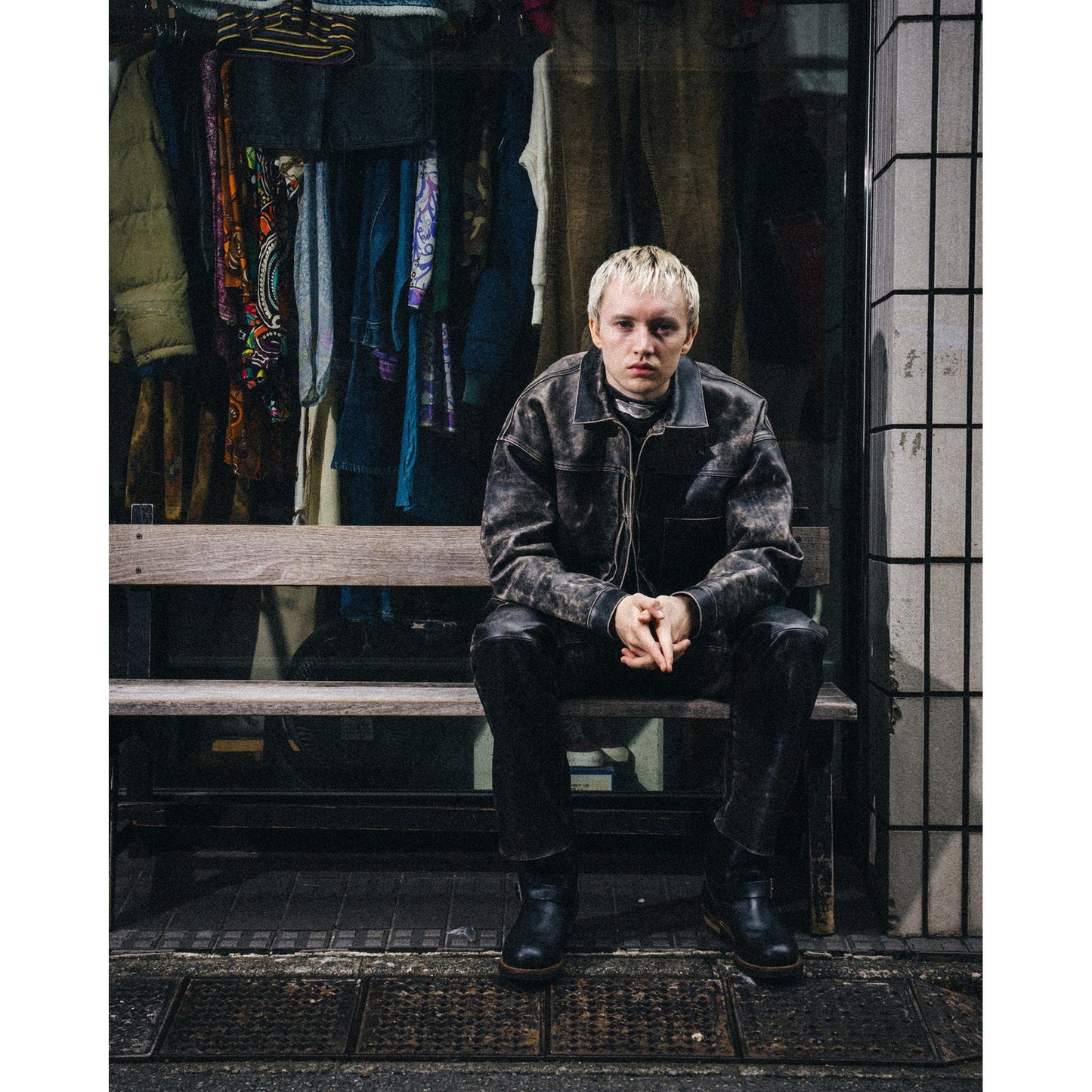 SAINT Mxxxxxx x BerBerJin BBJ_LEATHER JACKET/LEATHER / BLACK