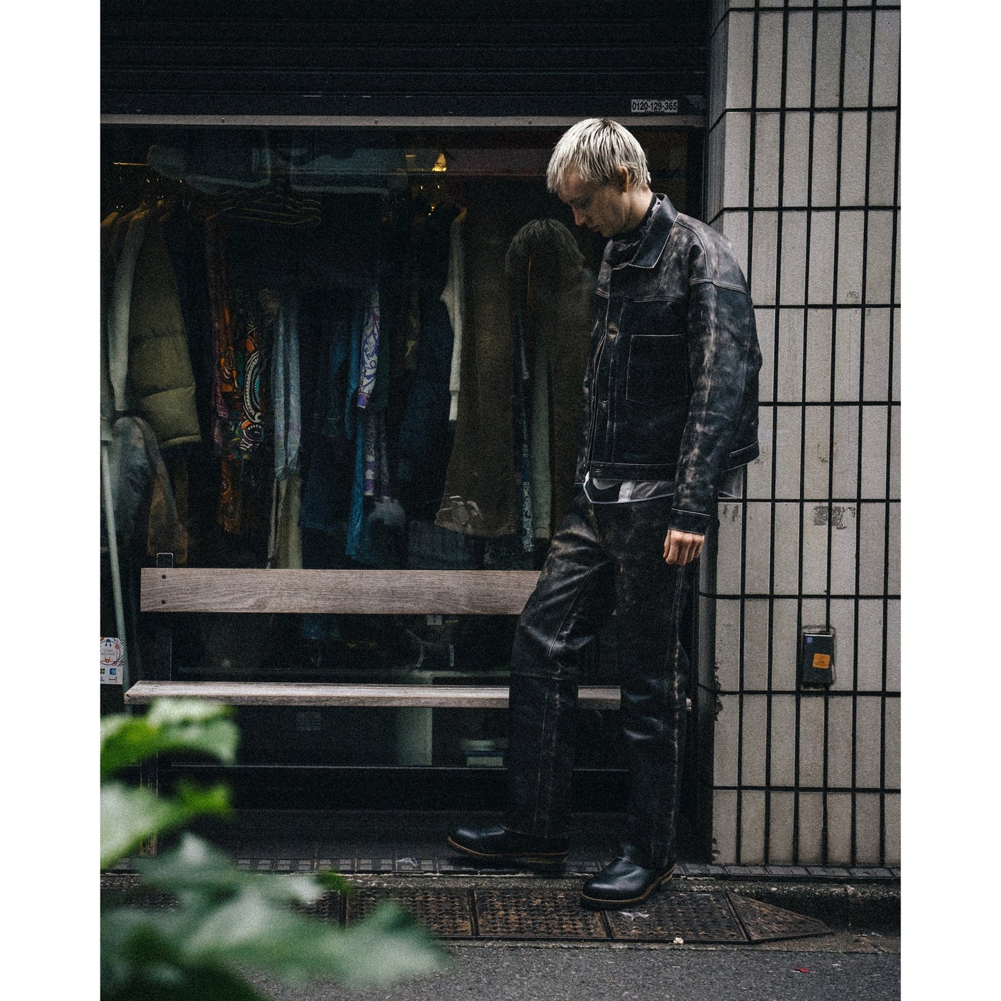 SAINT Mxxxxxx x BerBerJin BBJ_LEATHER JACKET/LEATHER / BLACK