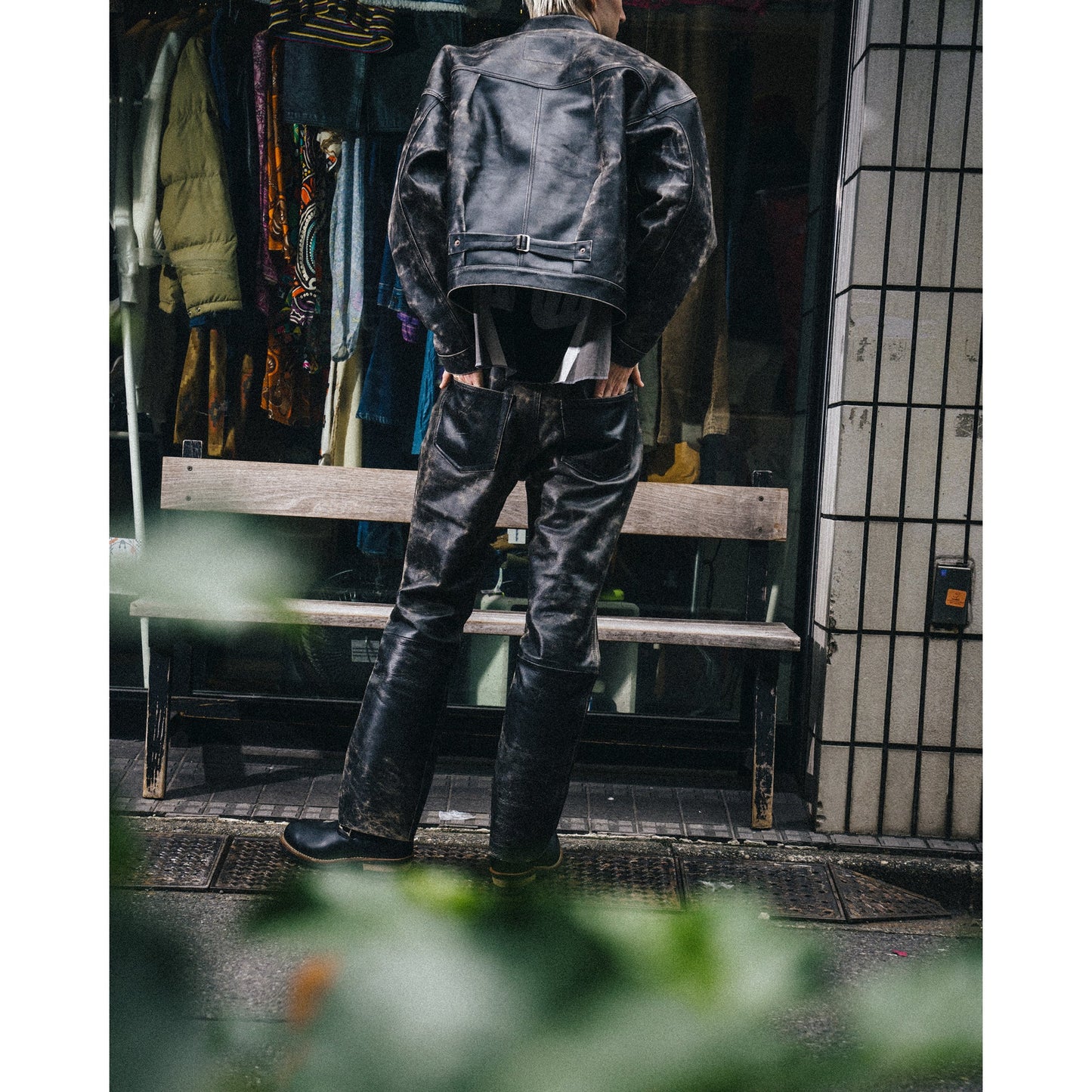 SAINT Mxxxxxx x BerBerJin BBJ_LEATHER JACKET/LEATHER / BLACK