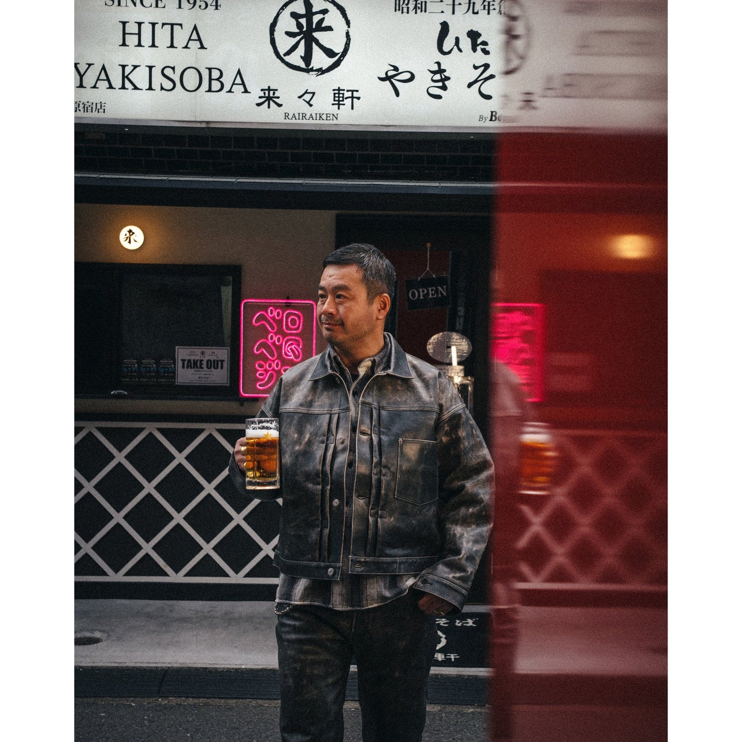 SAINT Mxxxxxx x BerBerJin BBJ_LEATHER JACKET/LEATHER / BLACK