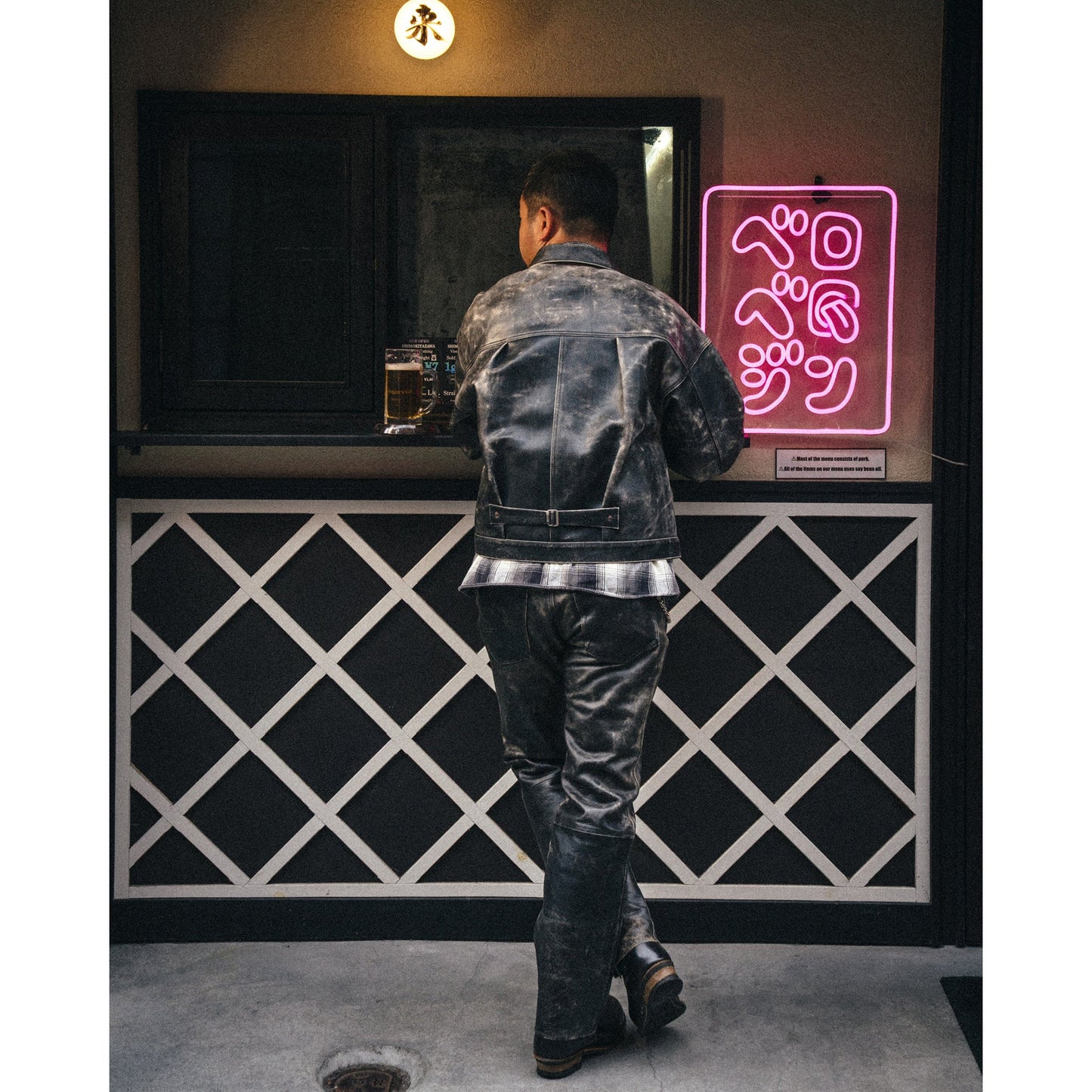 SAINT Mxxxxxx x BerBerJin BBJ_LEATHER JACKET/LEATHER / BLACK