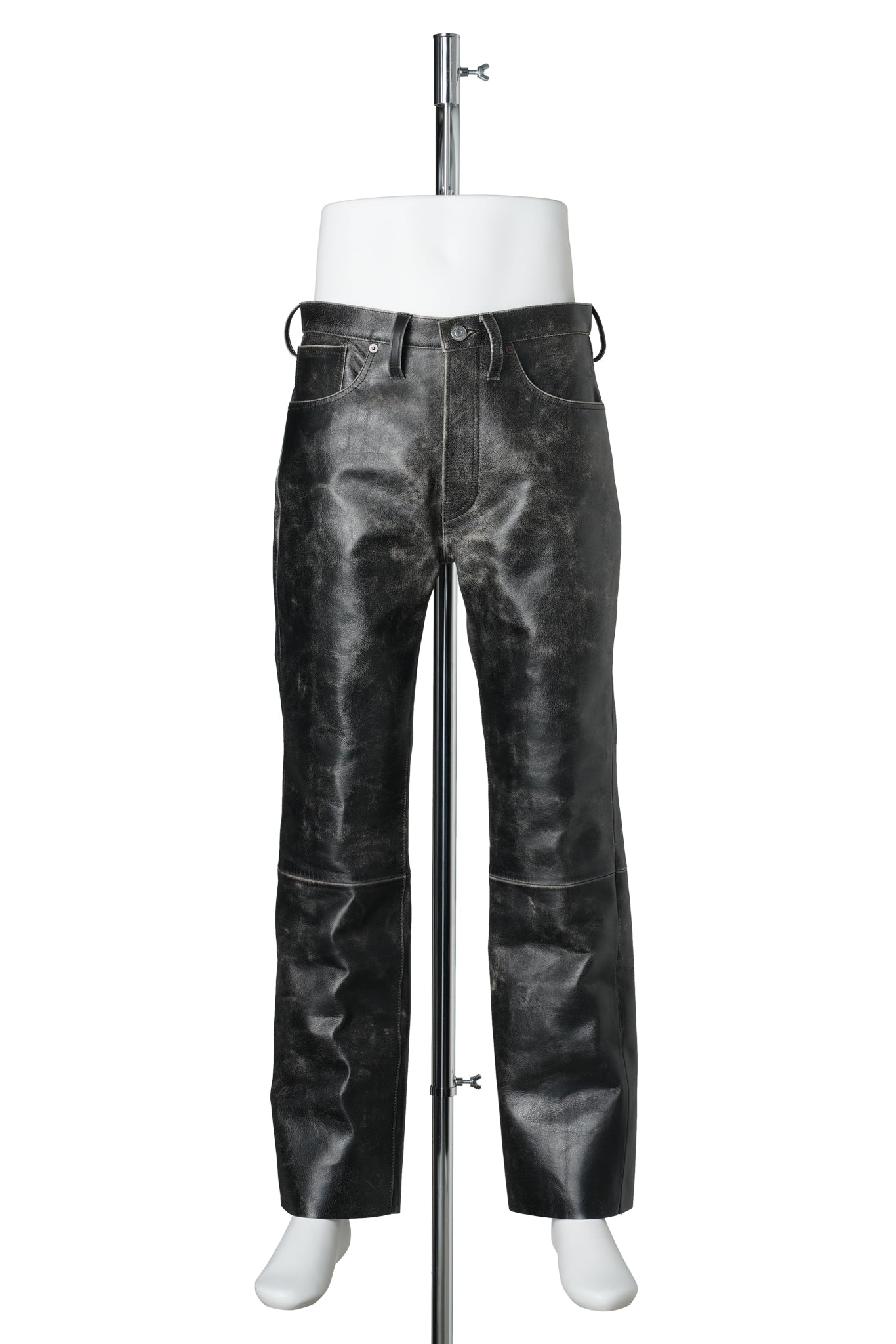 SAINT Mxxxxxx x BerBerJin BBJ_LEATHER PANTS/LEATHER / BLACK