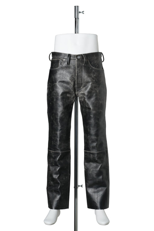 SAINT Mxxxxxx x BerBerJin BBJ_LEATHER PANTS/LEATHER / BLACK