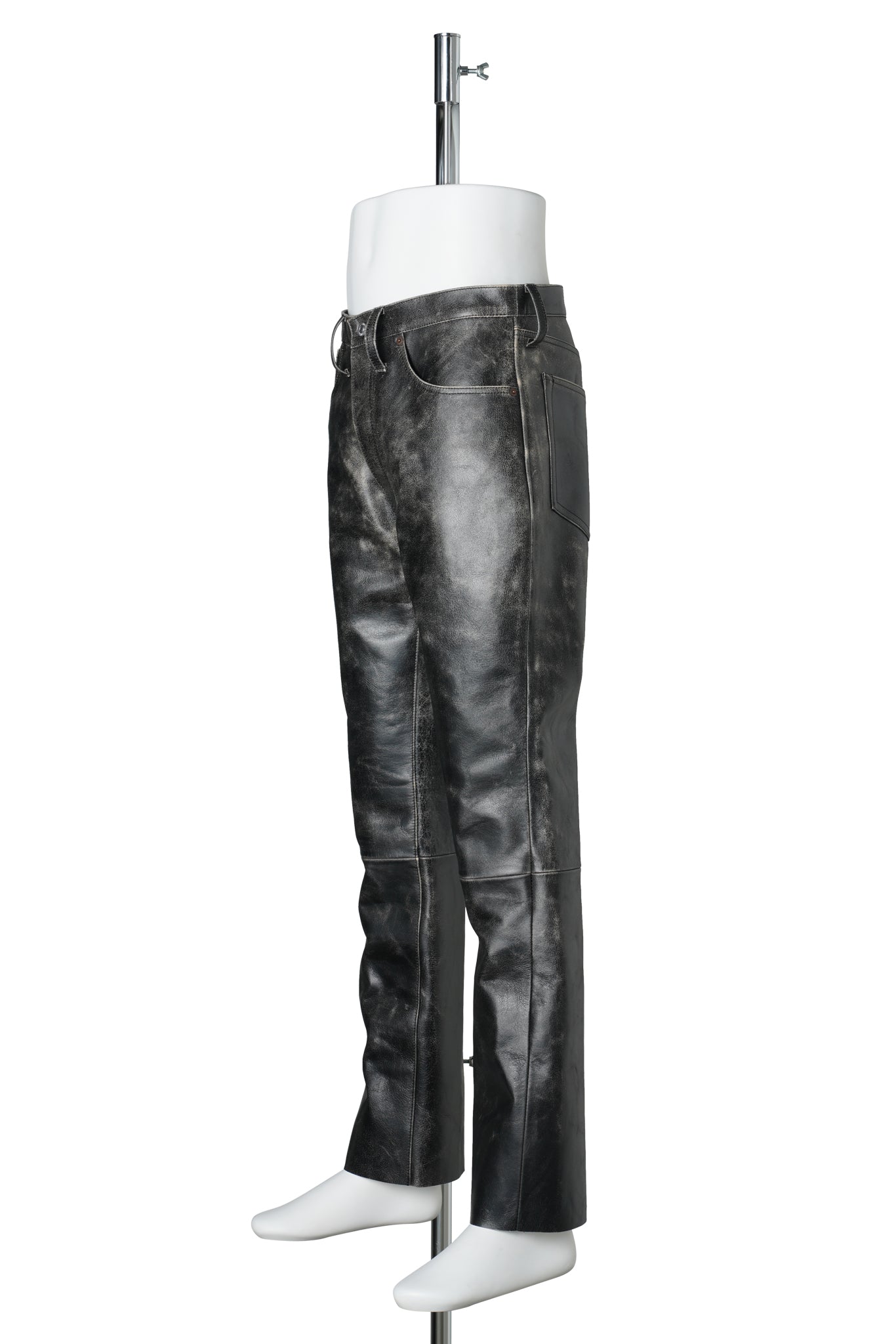 SAINT Mxxxxxx x BerBerJin BBJ_LEATHER PANTS/LEATHER / BLACK