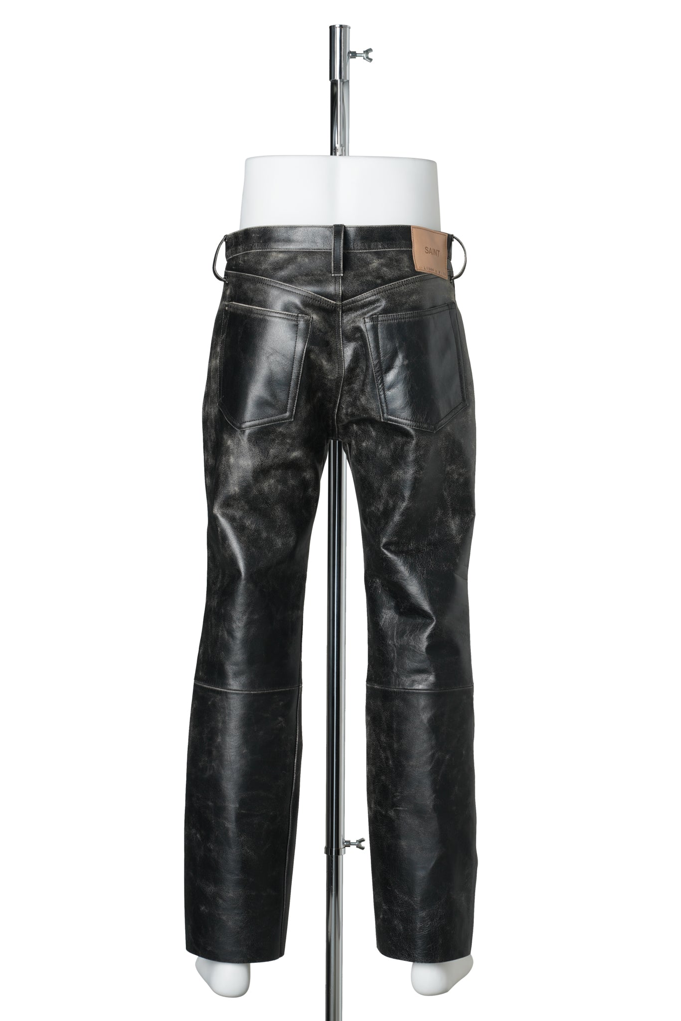 SAINT Mxxxxxx x BerBerJin BBJ_LEATHER PANTS/LEATHER / BLACK