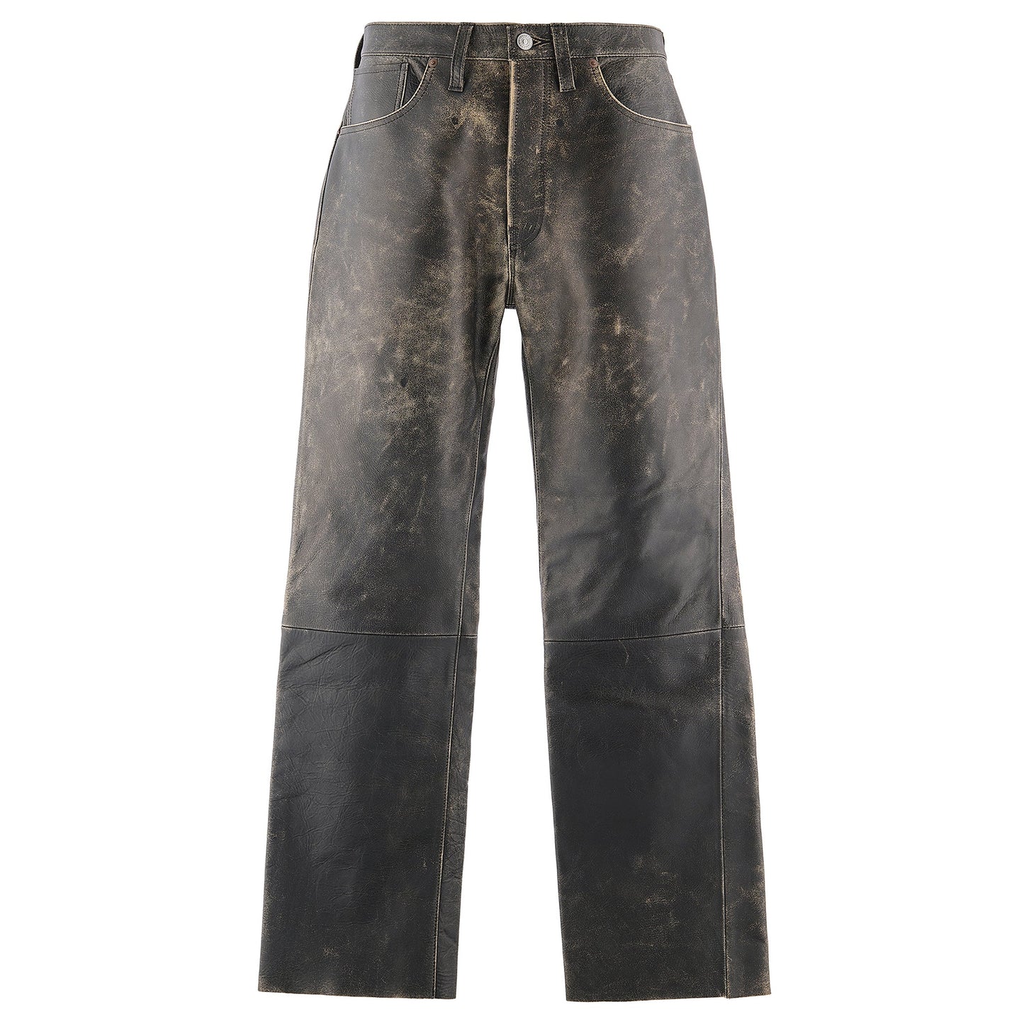 SAINT Mxxxxxx x BerBerJin BBJ_LEATHER PANTS/LEATHER / BLACK