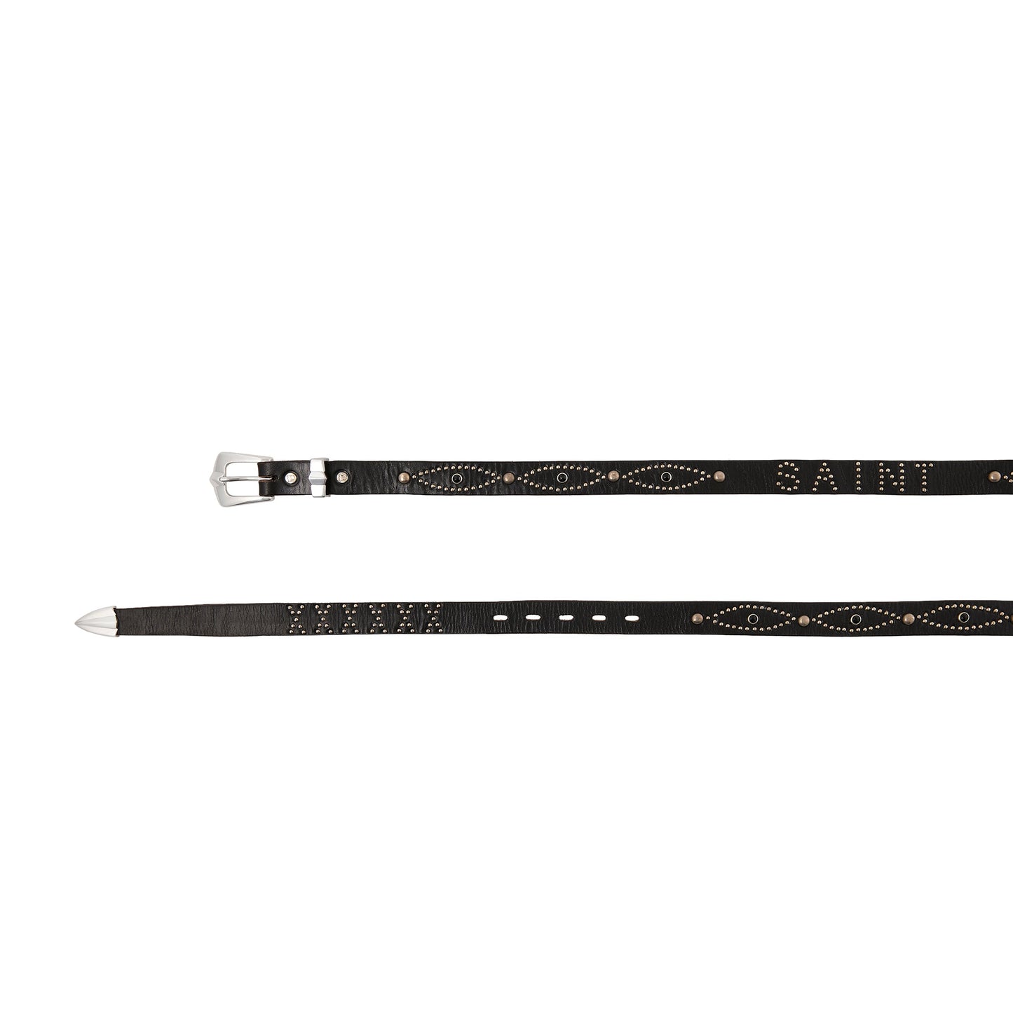 SAINT Mxxxxxx x HTC HTC_BELT NARROW/BLACK STONE / BLACK