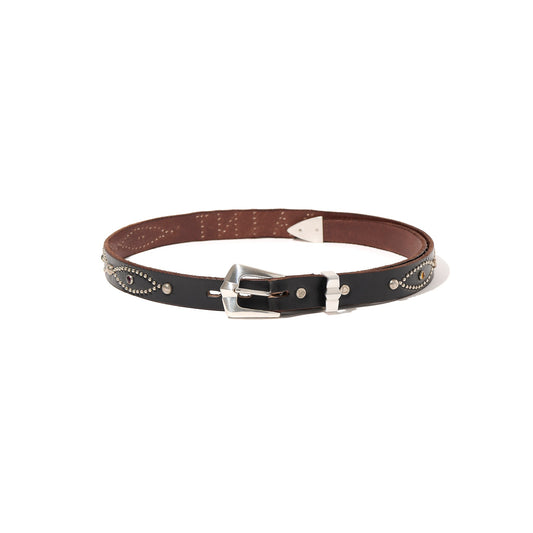 SAINT Mxxxxxx x HTC HTC_BELT NARROW/RAINBOW STONE / BLACK
