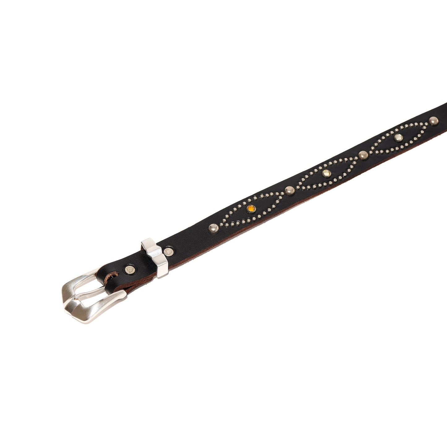 SAINT Mxxxxxx x HTC HTC_BELT NARROW/RAINBOW STONE / BLACK