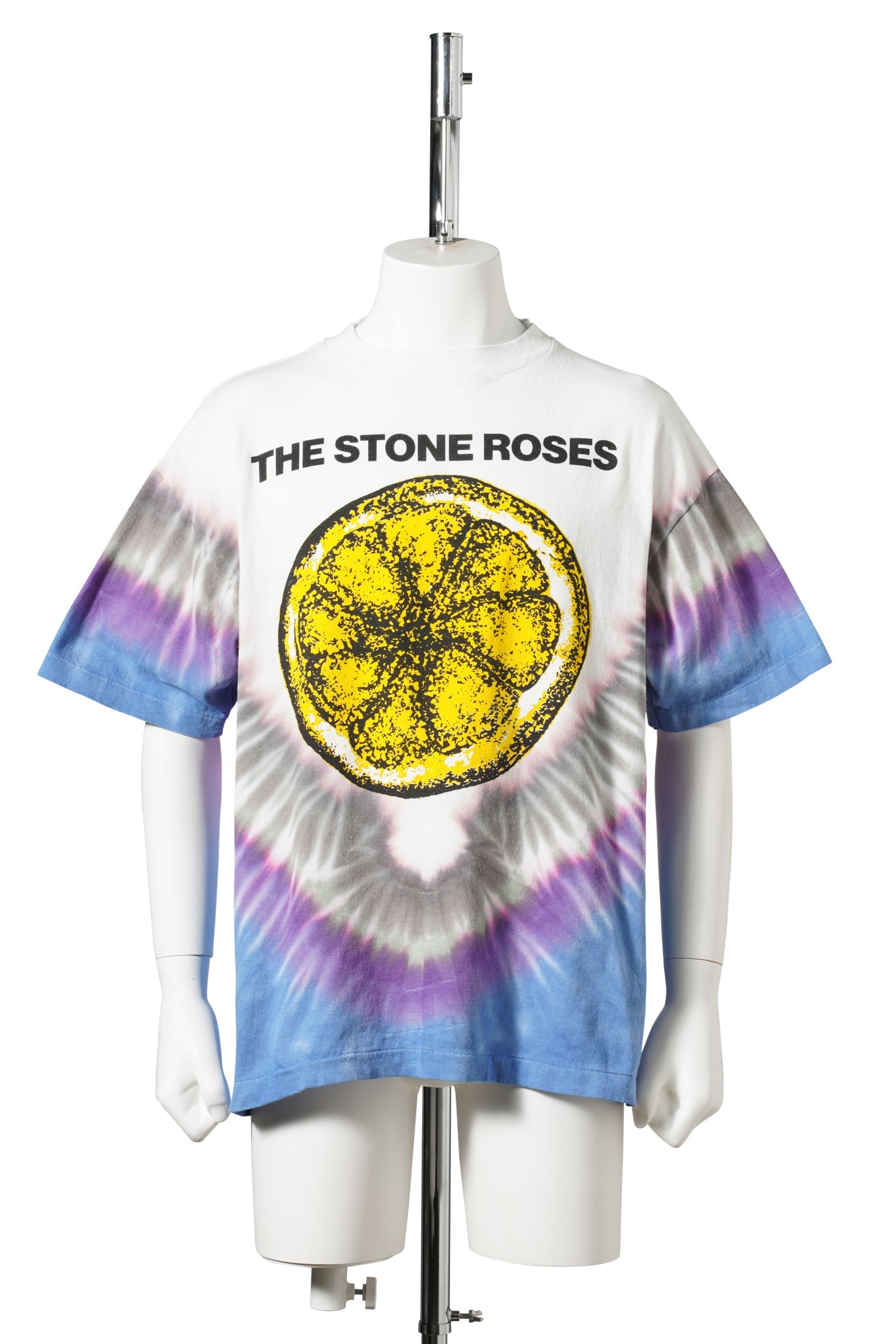 SAINT Mxxxxxx x THE STONE ROSES TSR_SS T-SHIRT/LEMON / TIE DYE