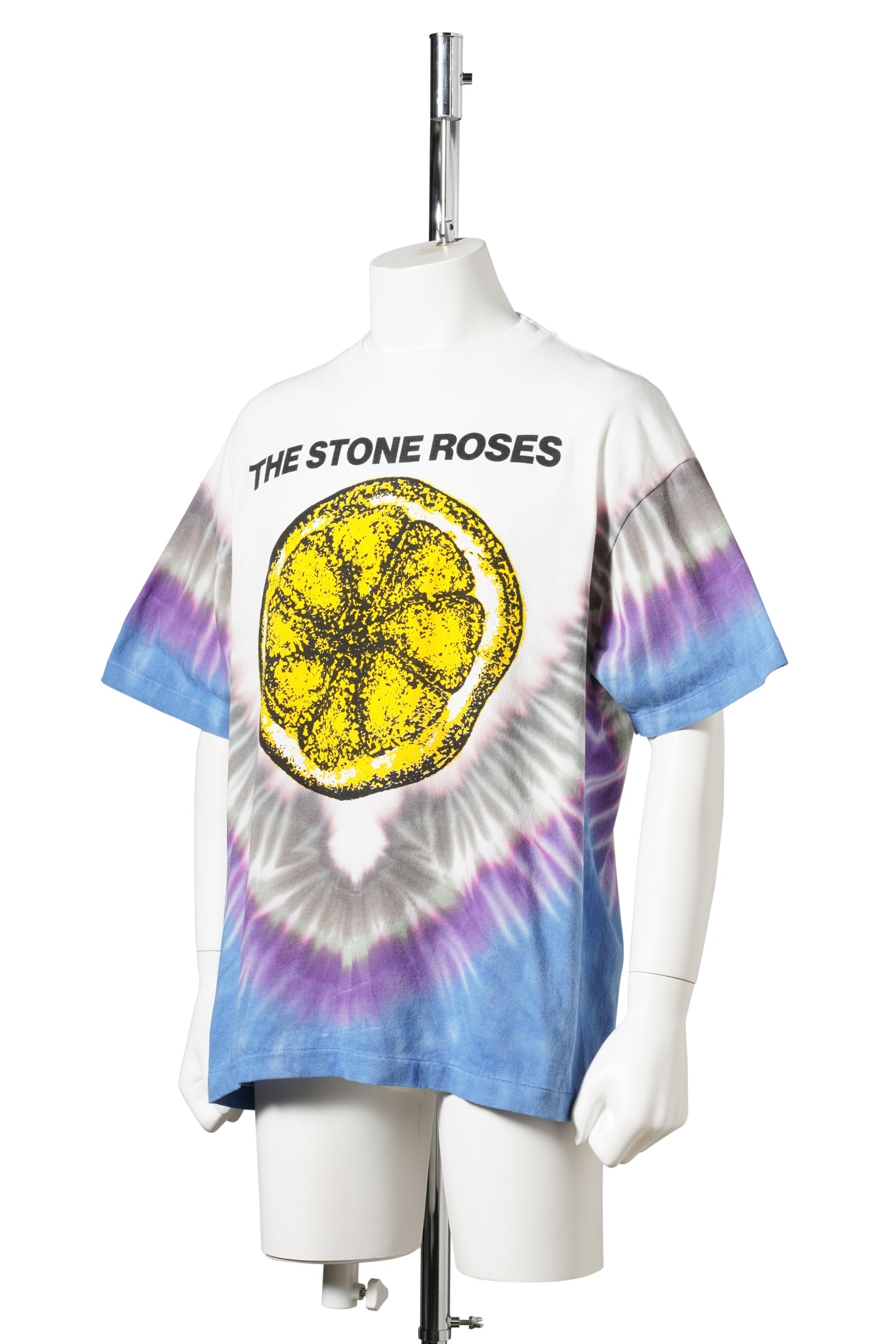 SAINT Mxxxxxx x THE STONE ROSES TSR_SS T-SHIRT/LEMON / TIE DYE
